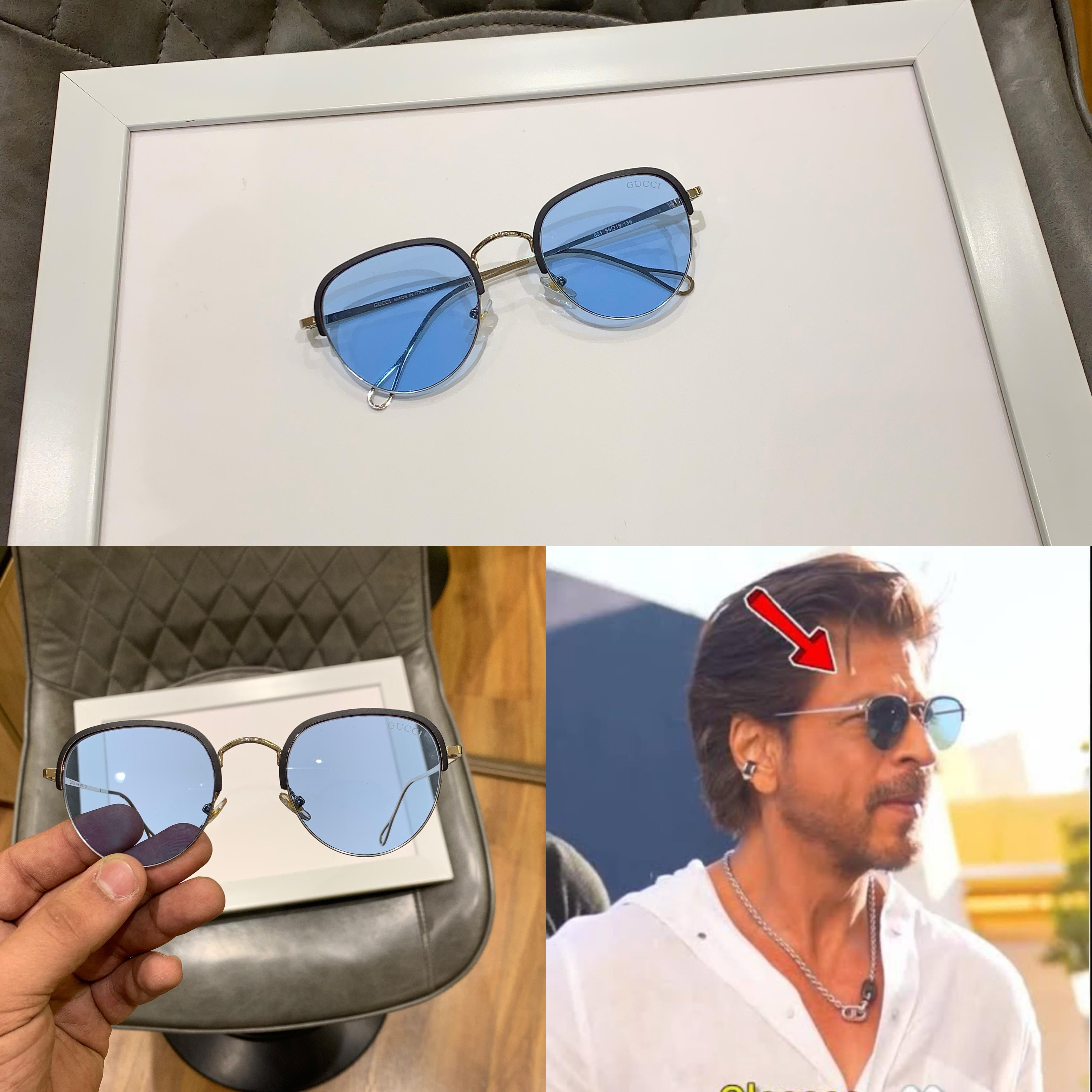 Gu_ci pathan silver blueSAME AS SRK MODEL*A