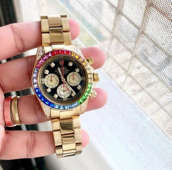 luxury Watch RAINBOW DAYTONA GOLD
