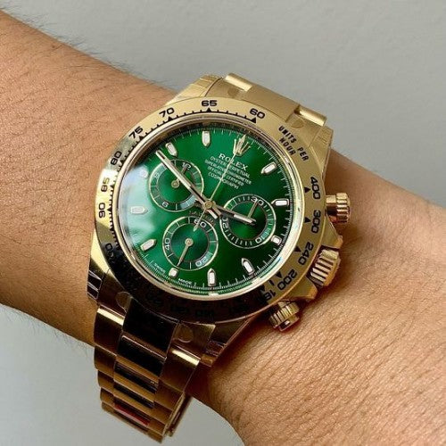 luxury Watch DAYTONA AUTOMATIC GOLDEN GREEN