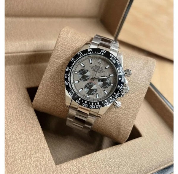 luxury Watch daytona premium GREY BLACK003