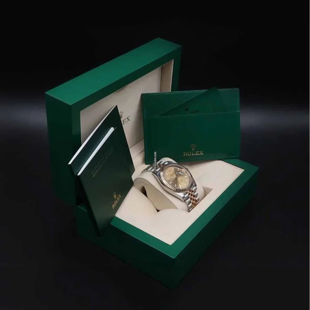 luxury Watch Datejust Gold Silver Gold Dial Metal Watch