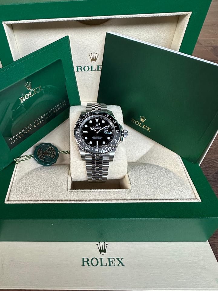 luxury Watch silver black