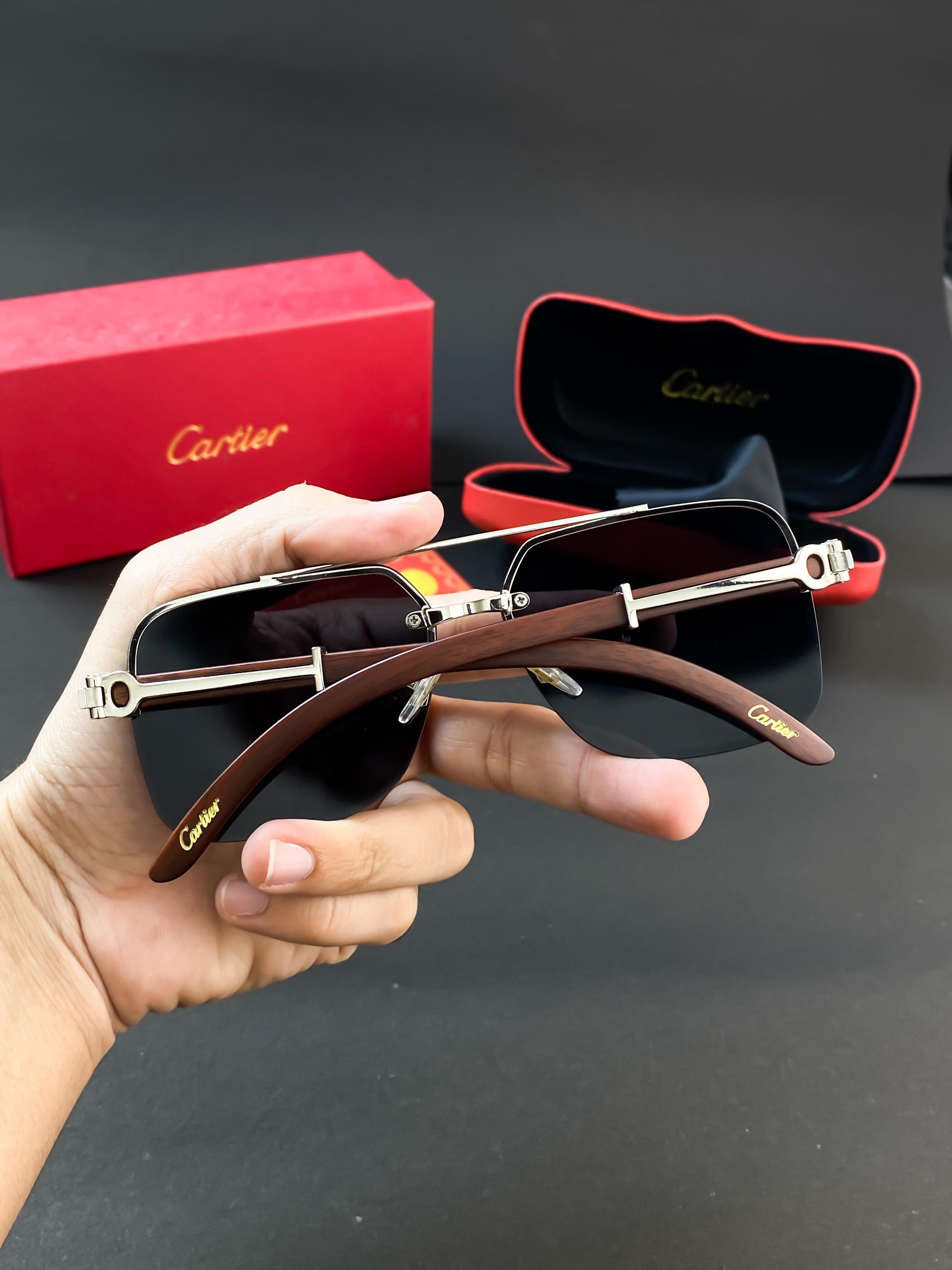 CART  WOODEN BLACK 3087