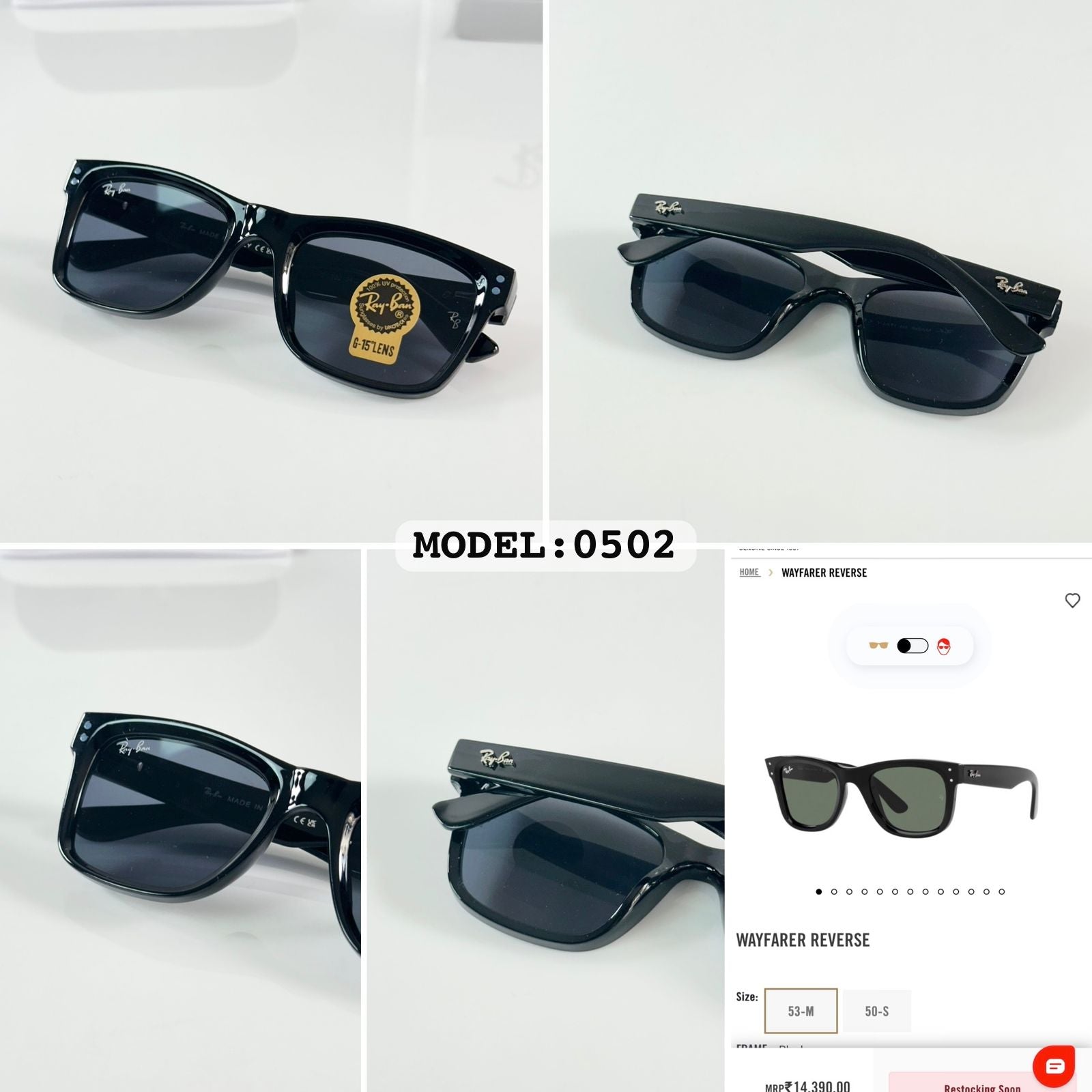 RAY__BN MODEL 0502 SUNGLASS