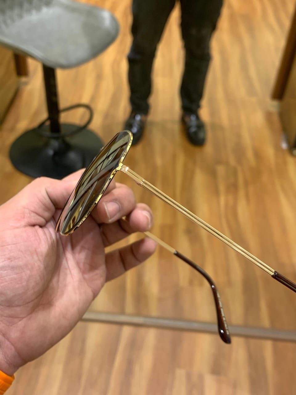 Tom__ford aviator gold brown SUNGLASS