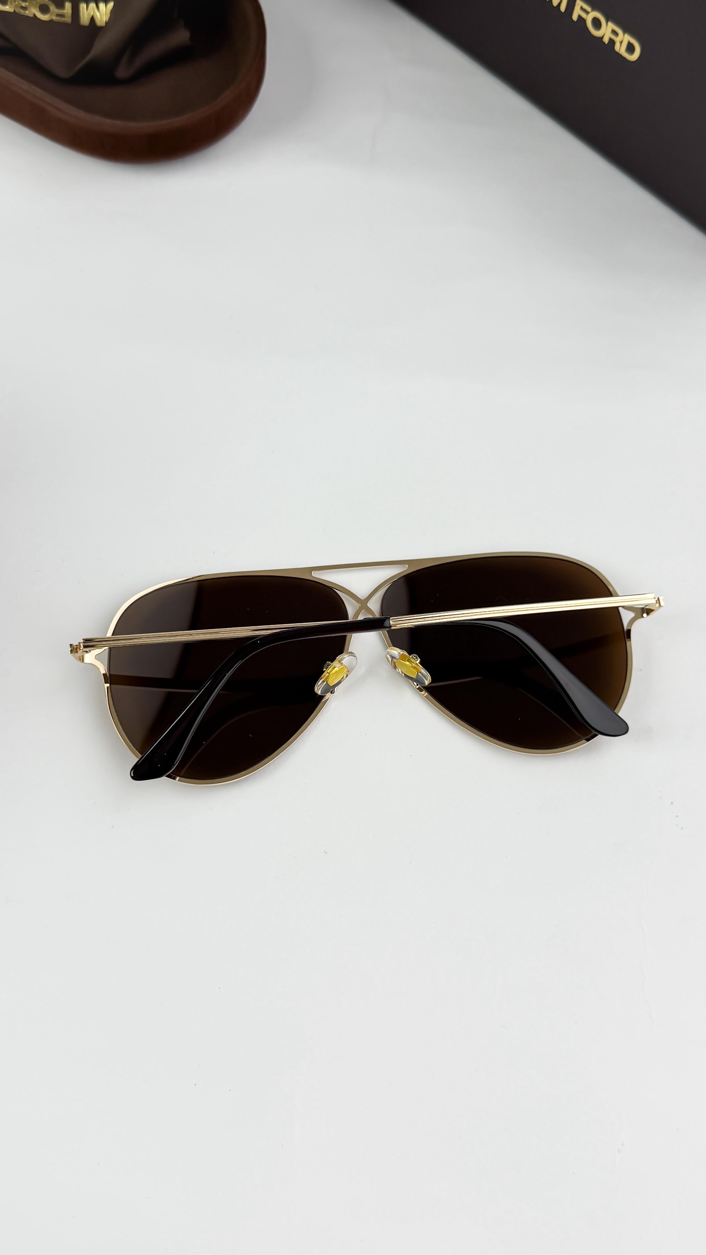 TOMF__ORD GOLD BROWN 0488  SUNGLASS