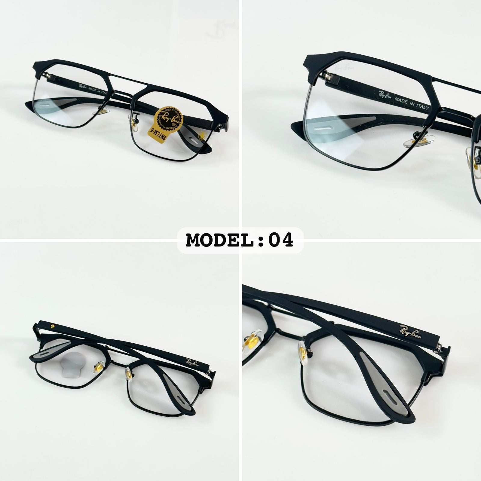 RAY__BAN 04 BLACK FRAME  SUNGLASS