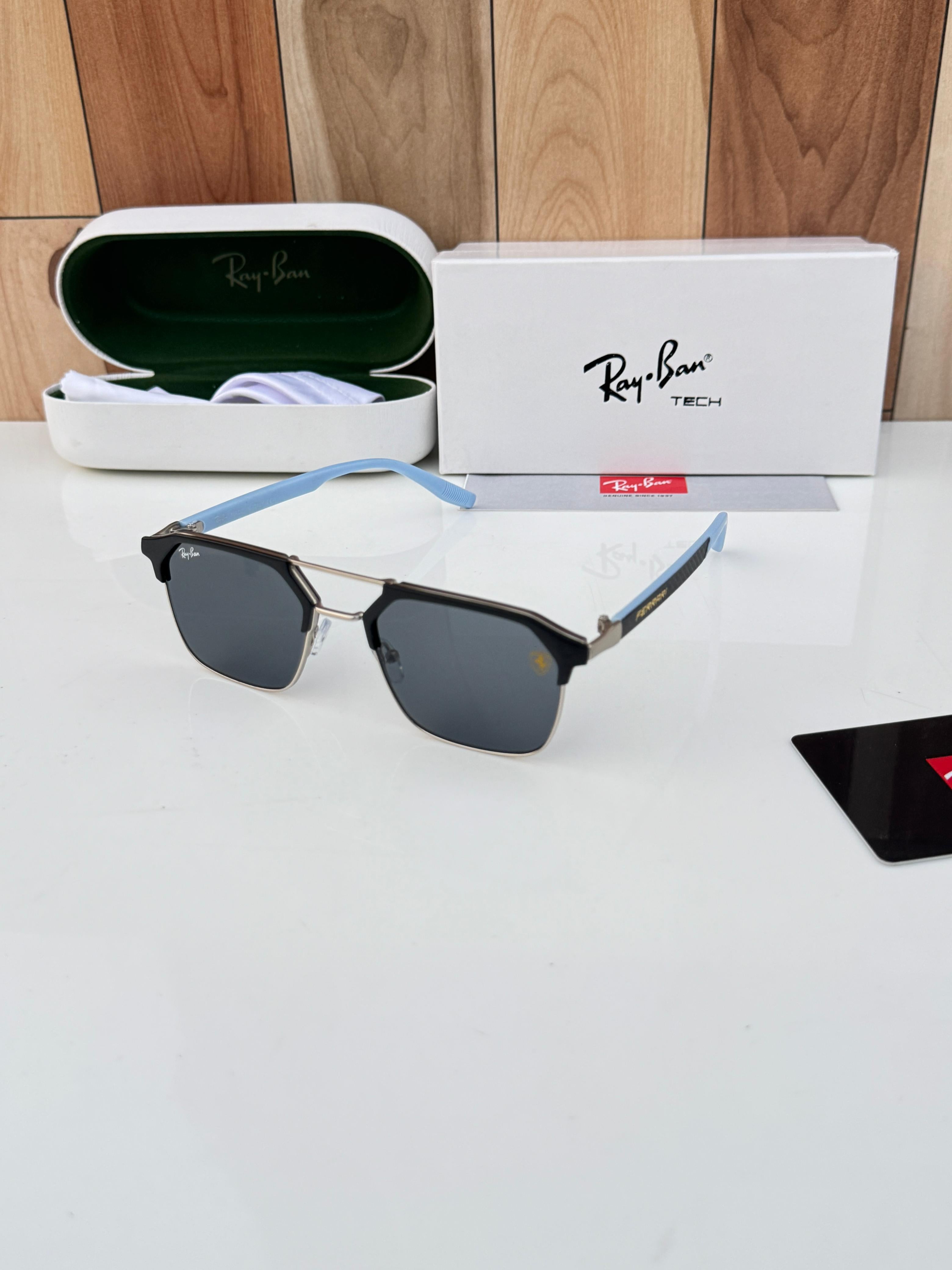 Ray__ban 04 silver black blue SUNGLASS