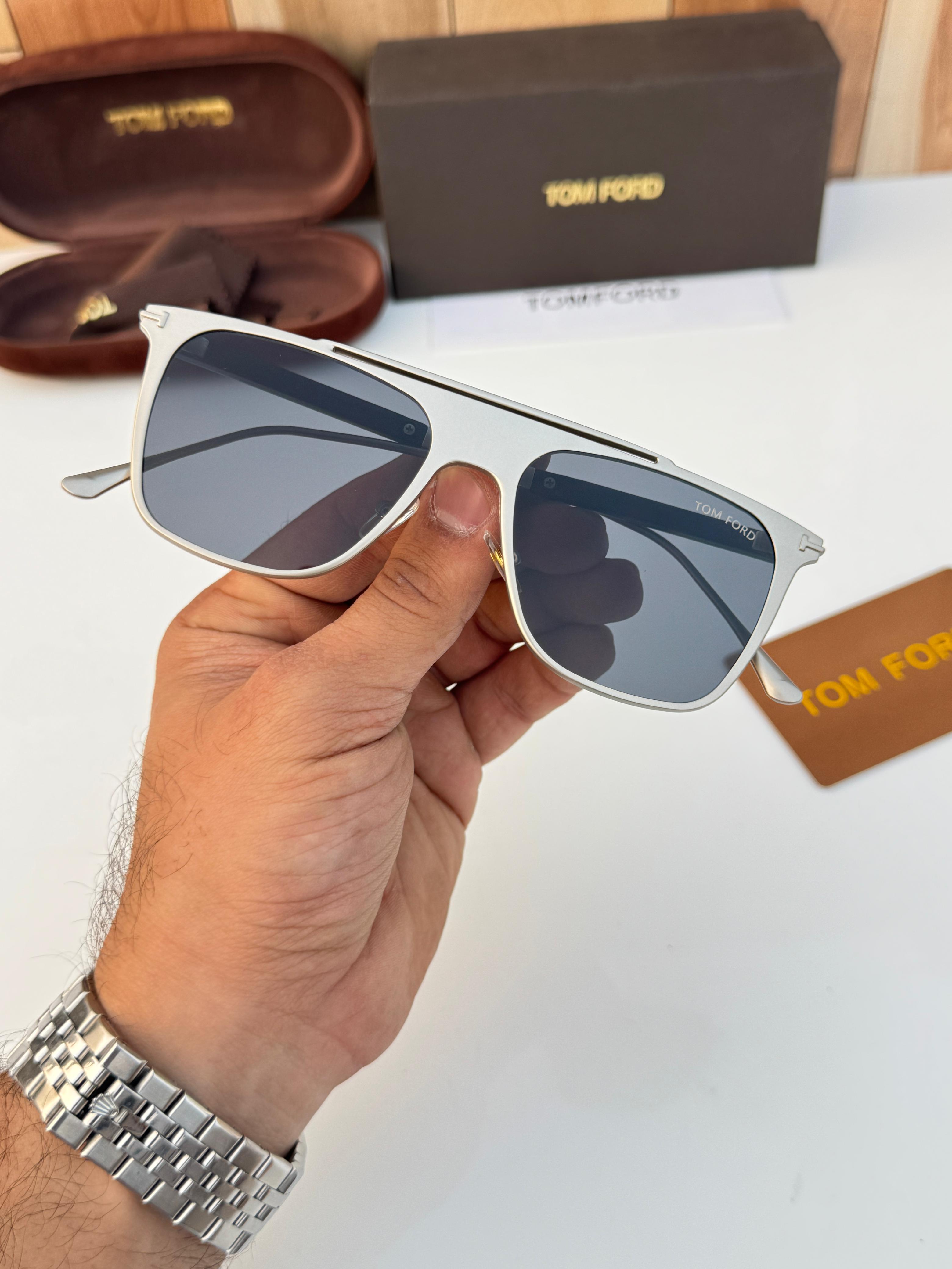 Tom__ford 26003 silver black  SUNGLASS