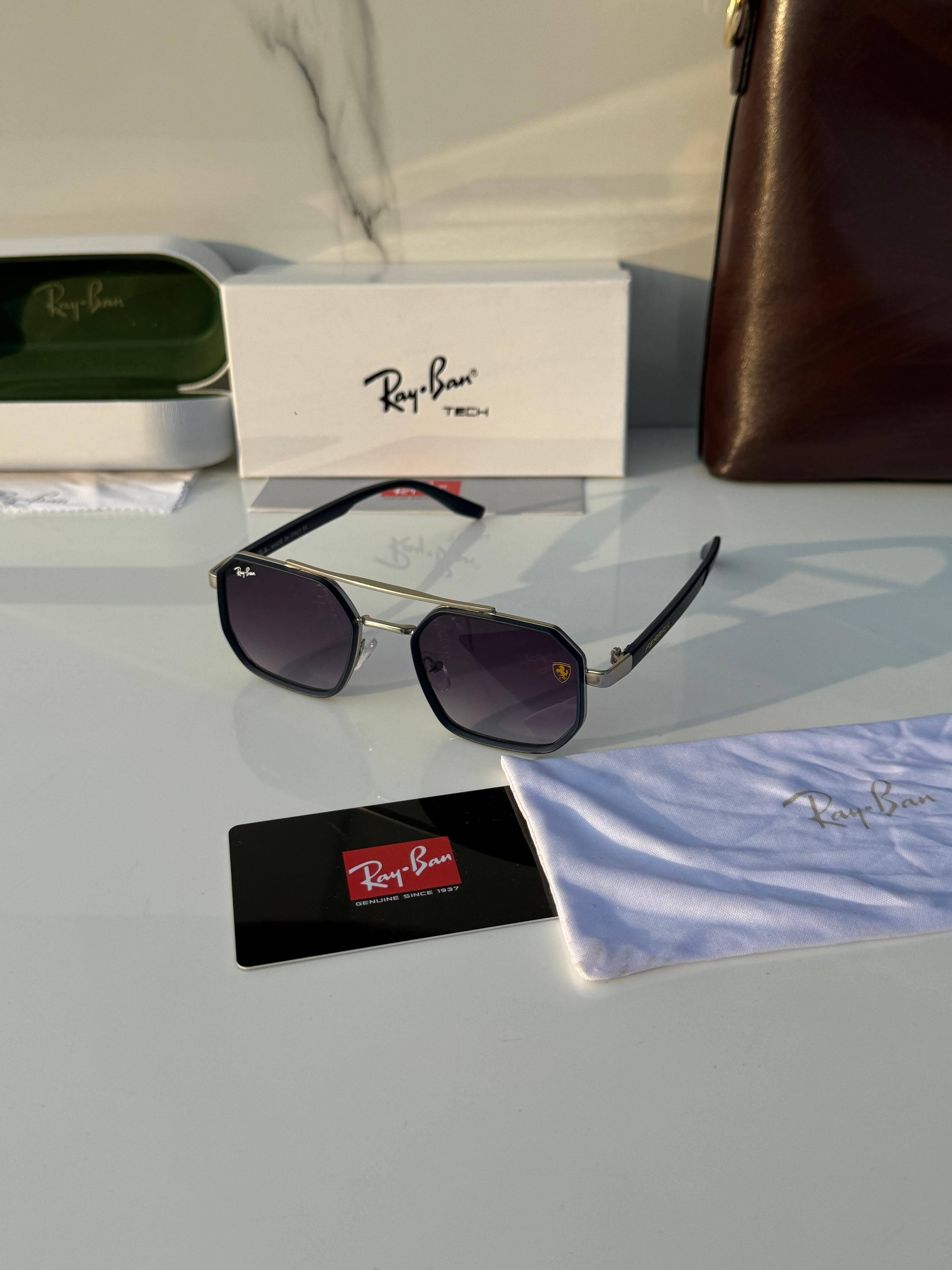 Ray__ban 8820 silver blue SUNGLASS