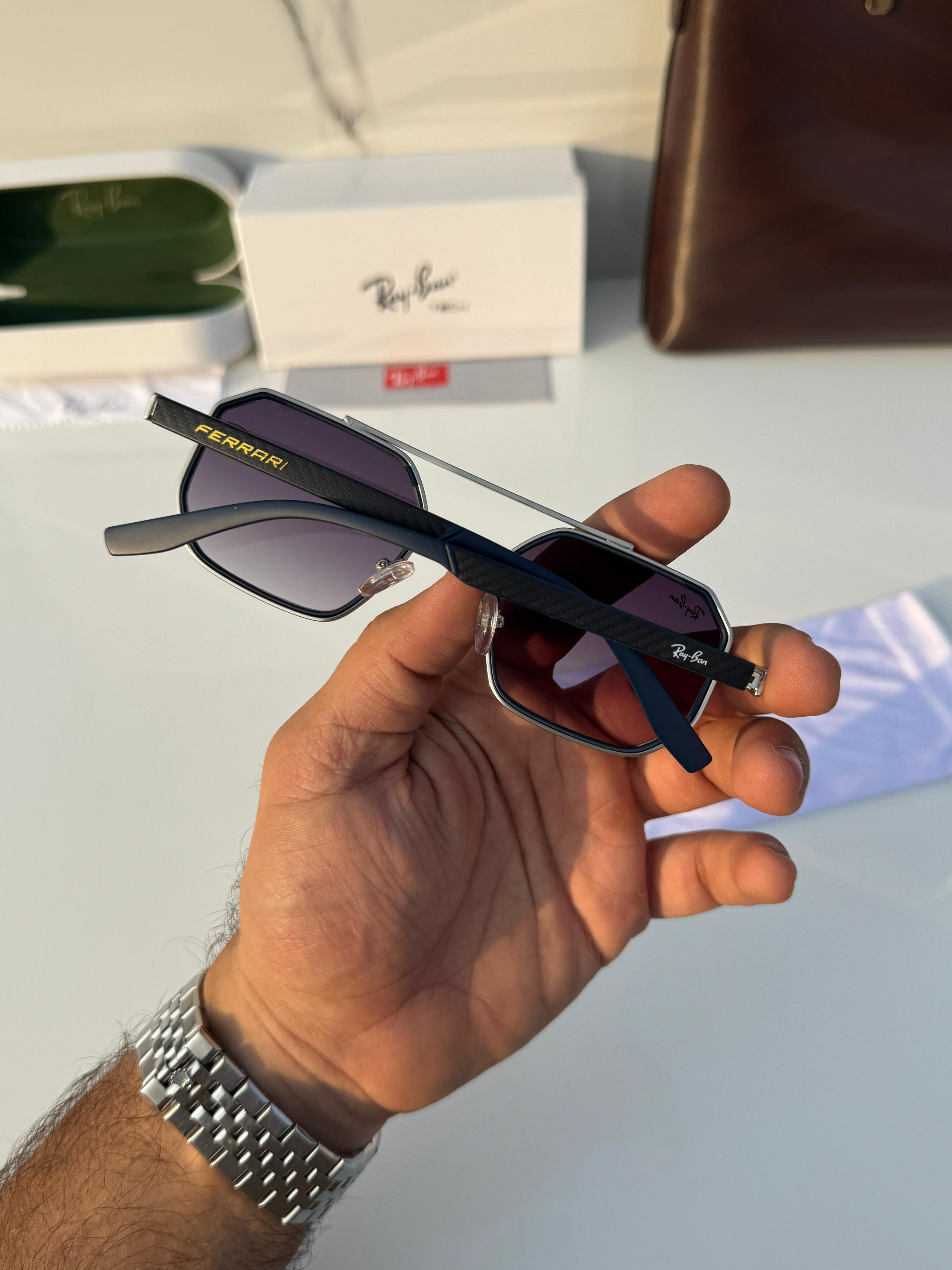 Ray__ban 8820 silver blue SUNGLASS