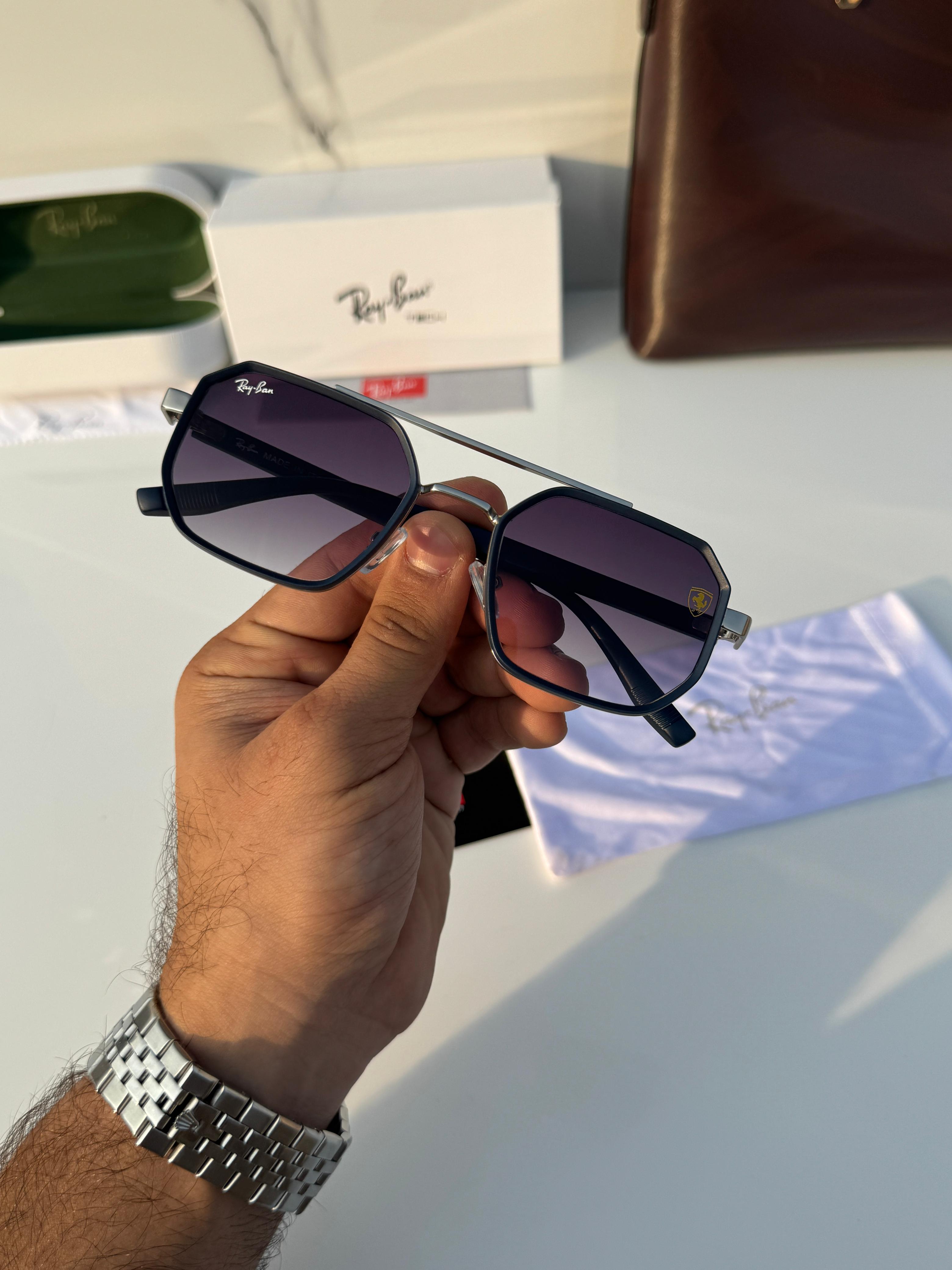 Ray__ban 8820 silver blue SUNGLASS