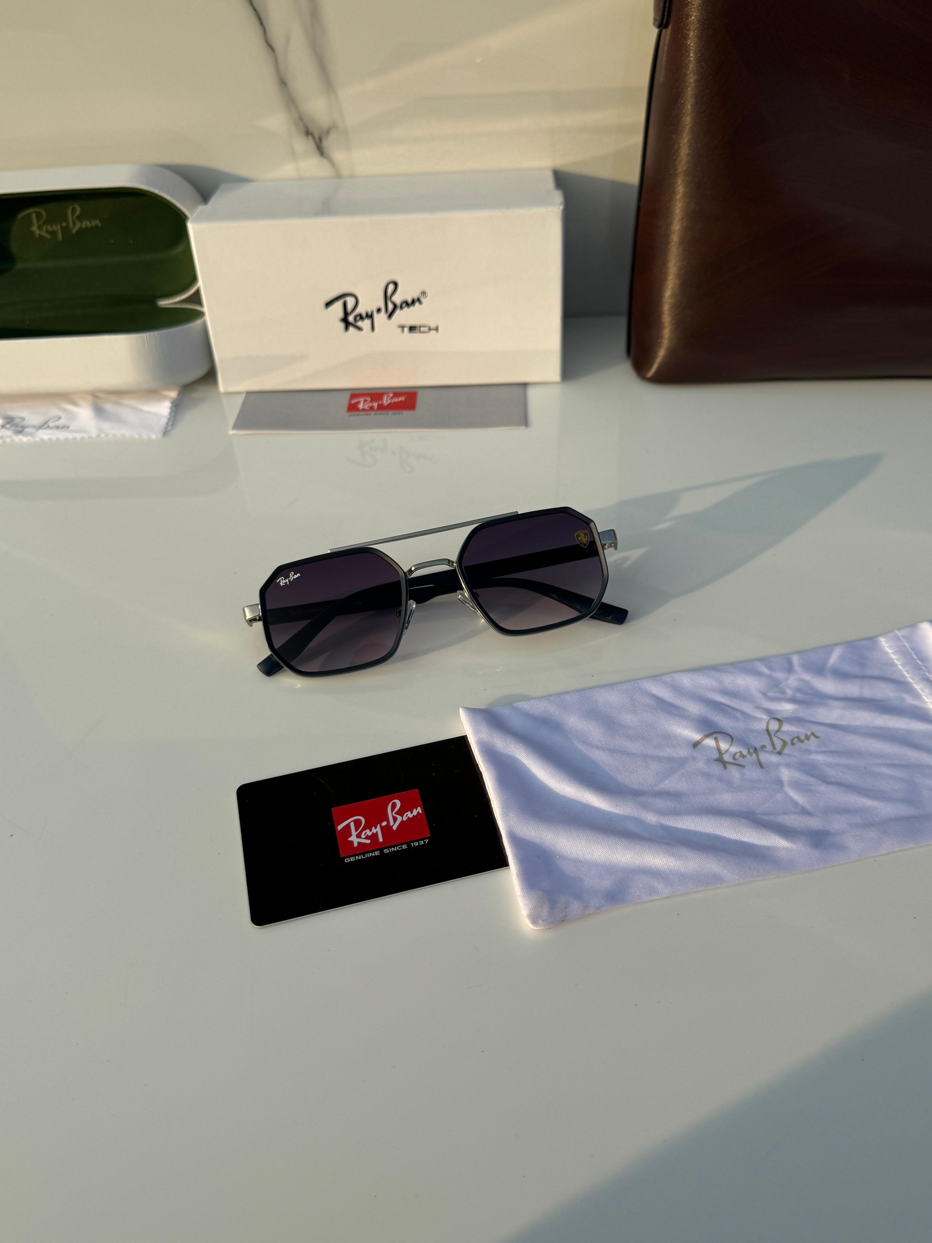 Ray__ban 8820 silver blue SUNGLASS