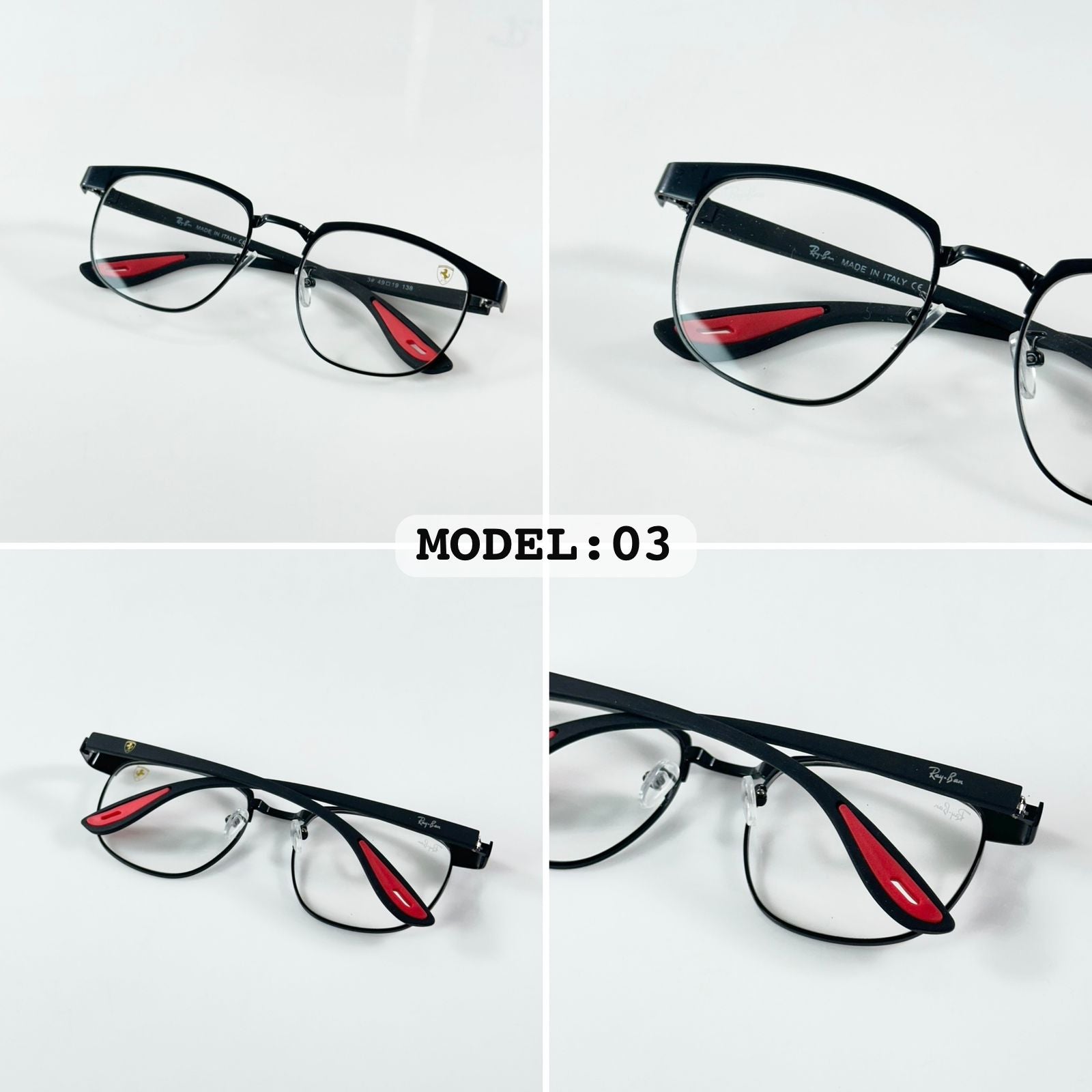 RAY__BAN 03 BLACK FRAME  SUNGLASS