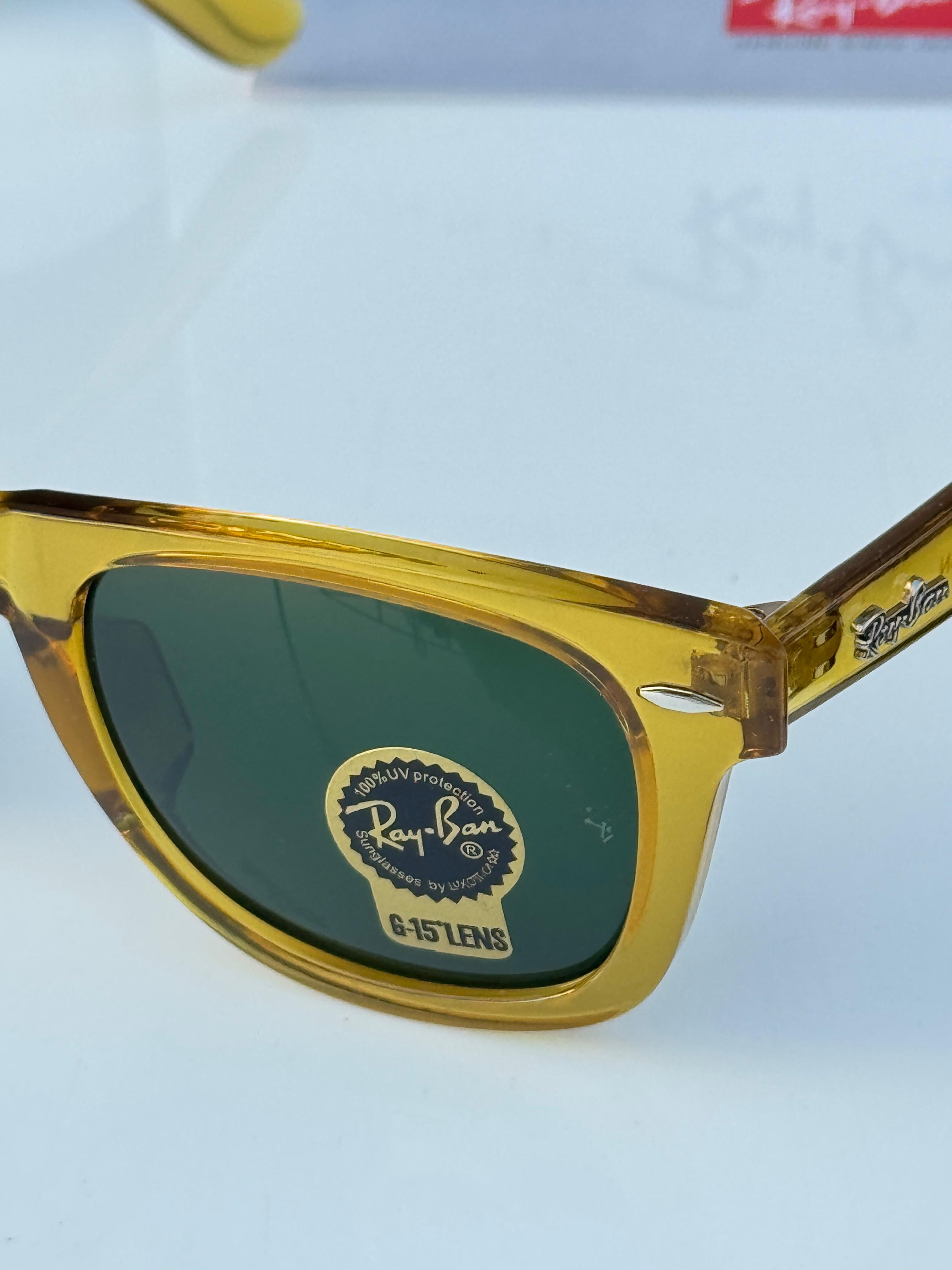 Rayb__an 2140 yellow green sunglass