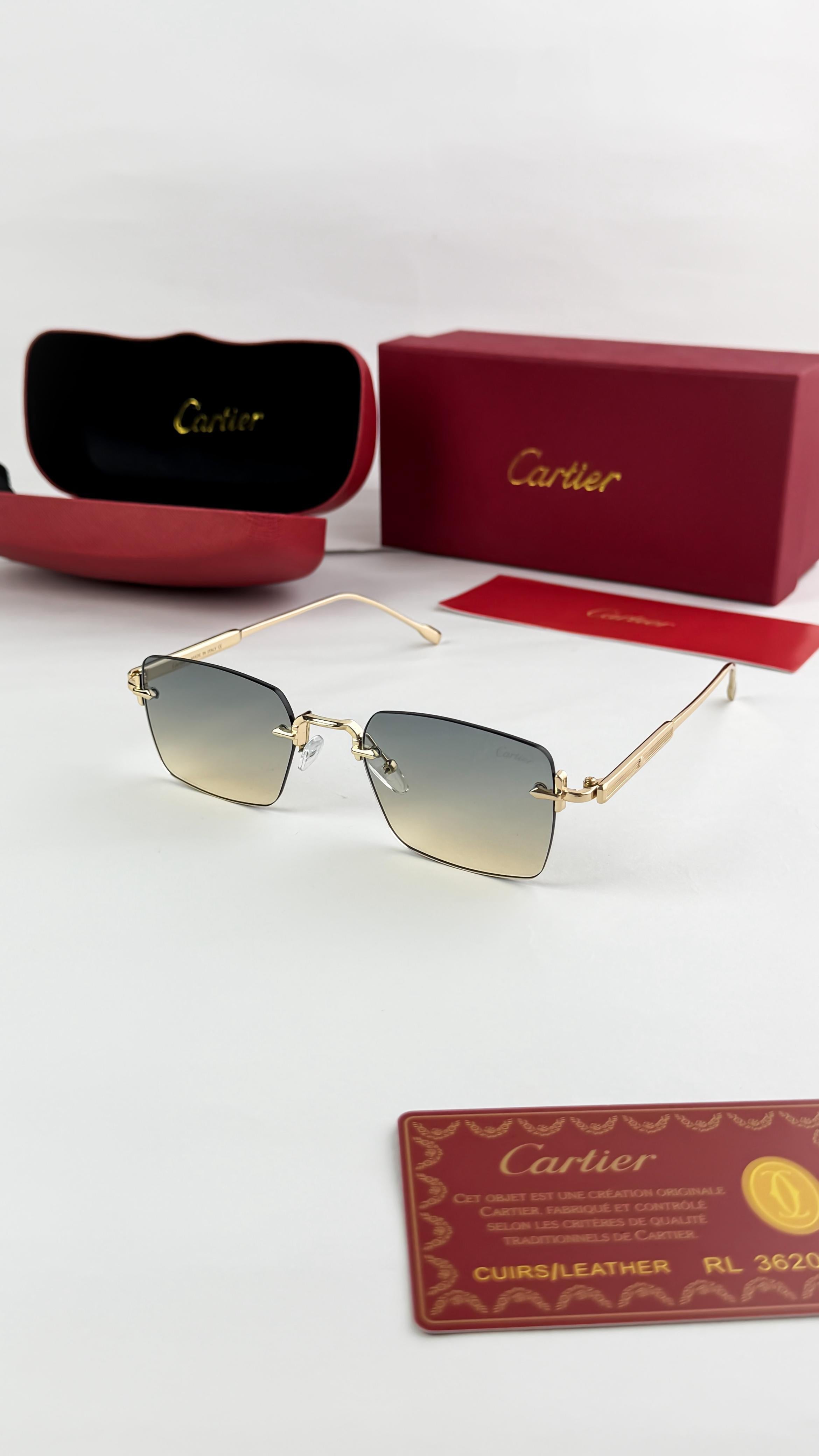 CART__IER SEA GREEN 1044  SUNGLASS