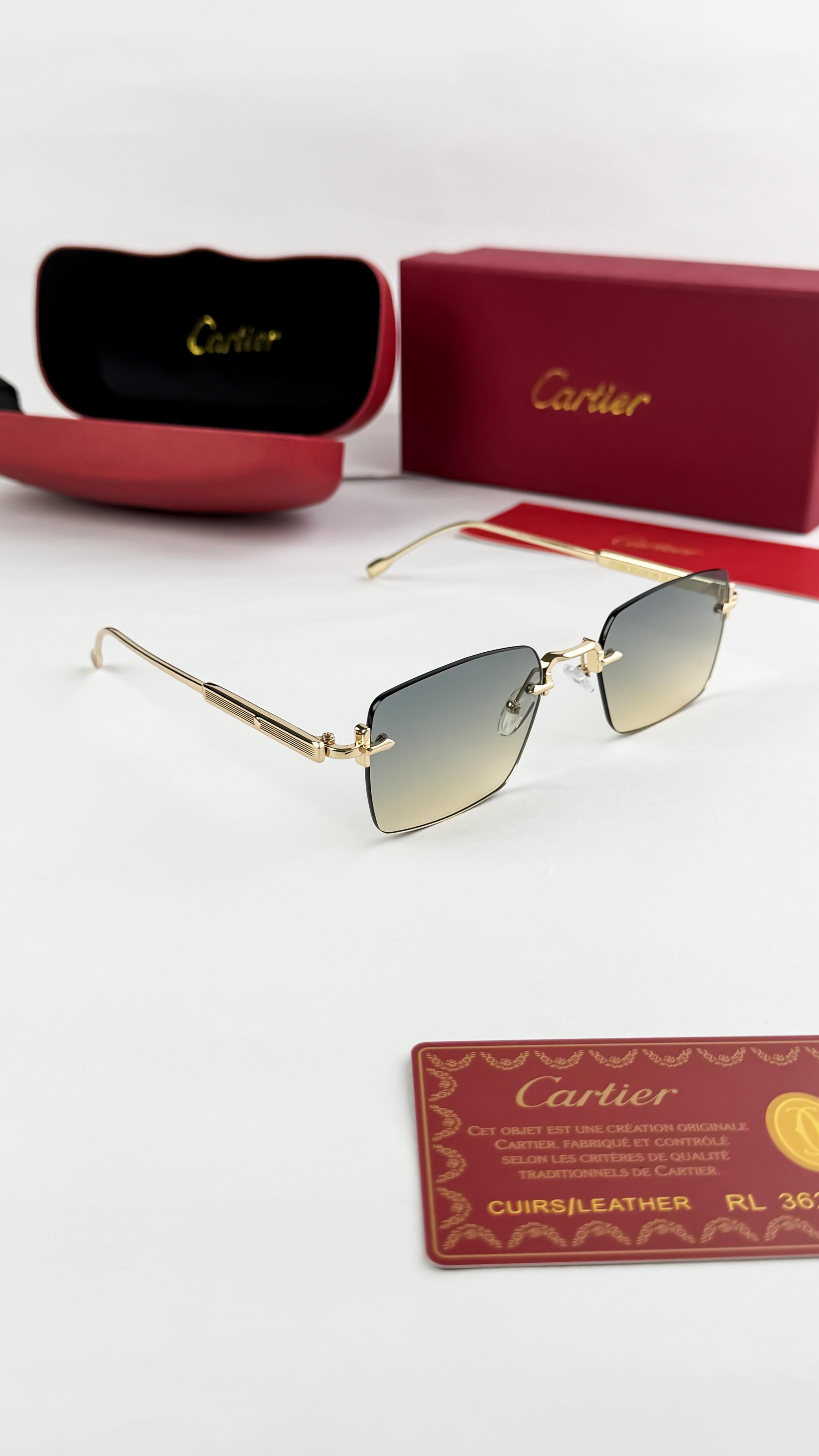 CART__IER SEA GREEN 1044  SUNGLASS