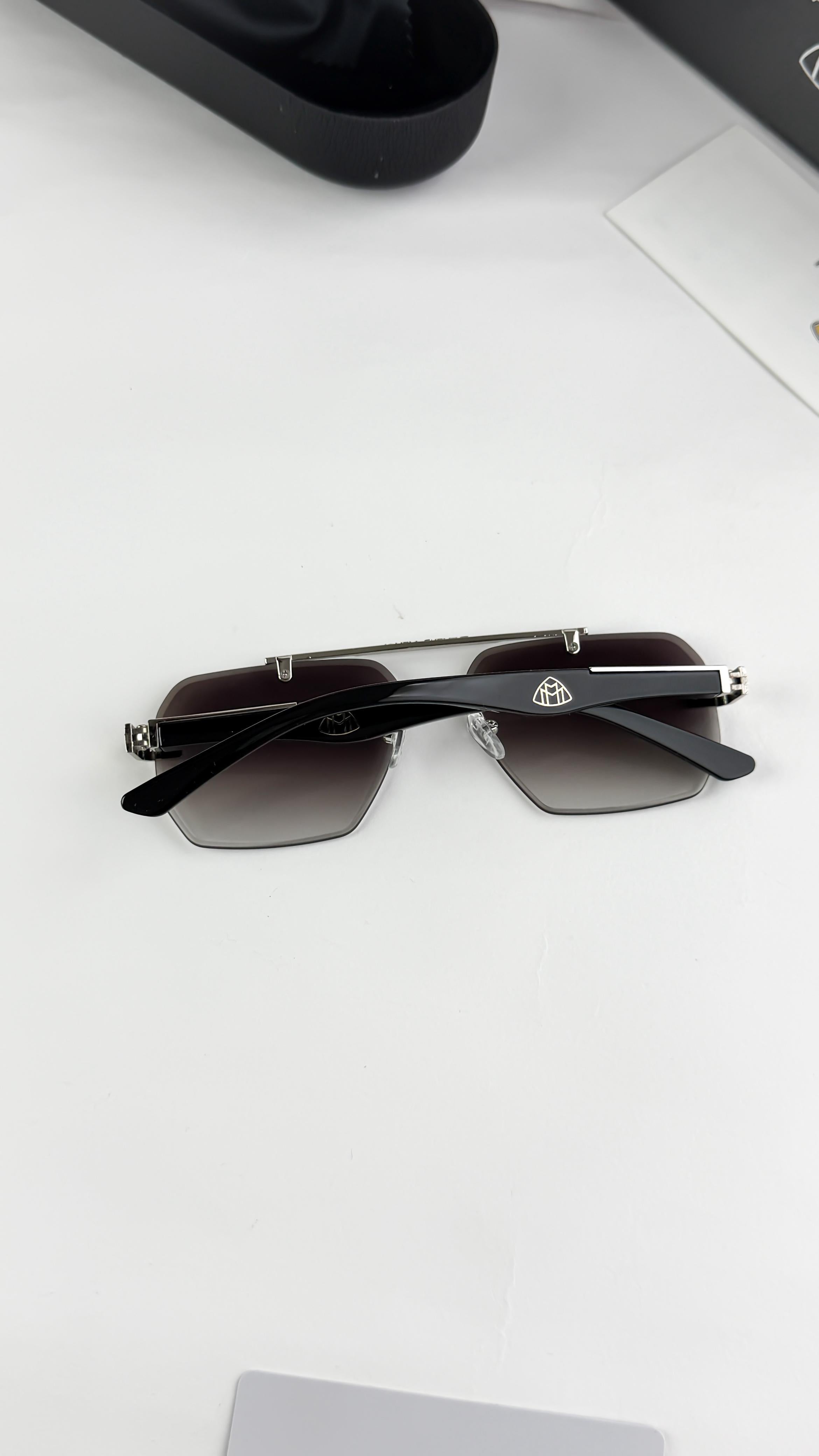 MAY__BACH SILVER BLACK SHADED 1023  SUNGLASS