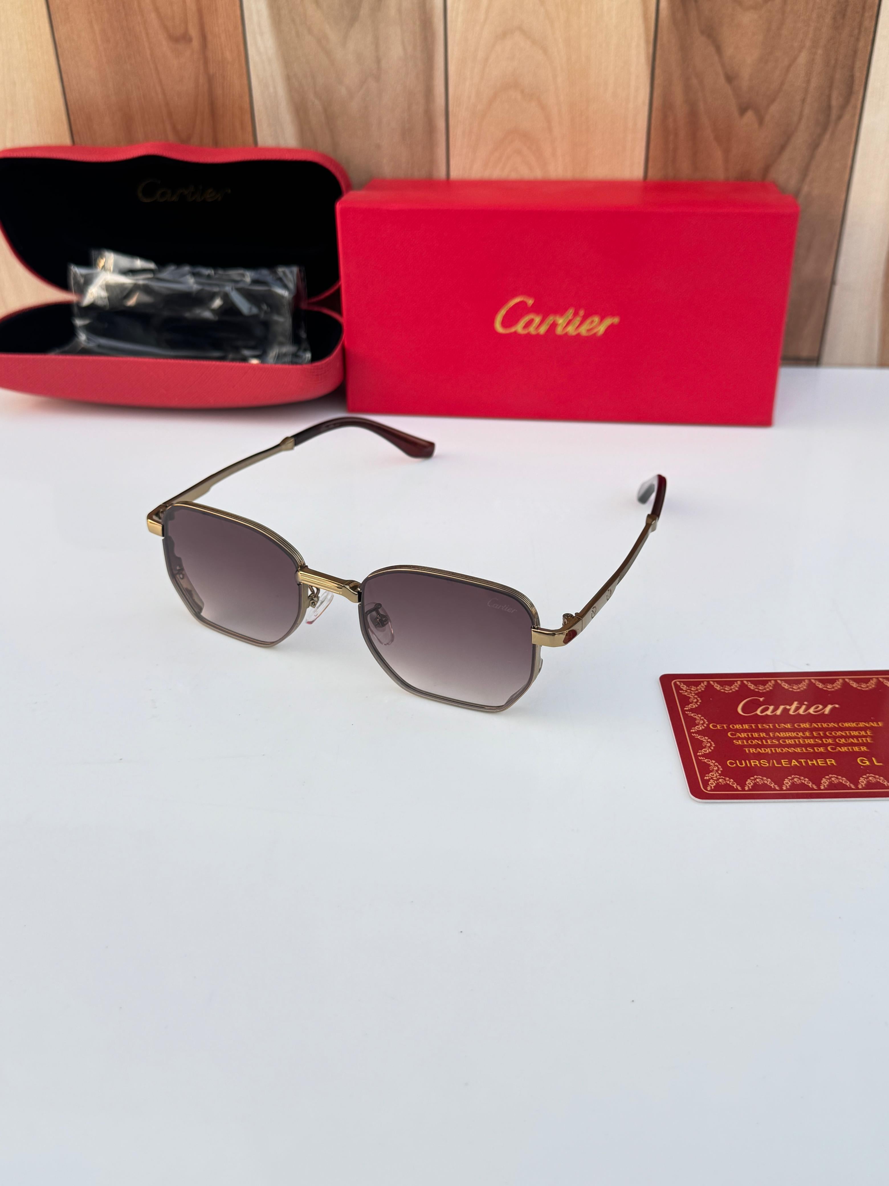 Ca__rtier 2684 copper brown  SUNGLASS