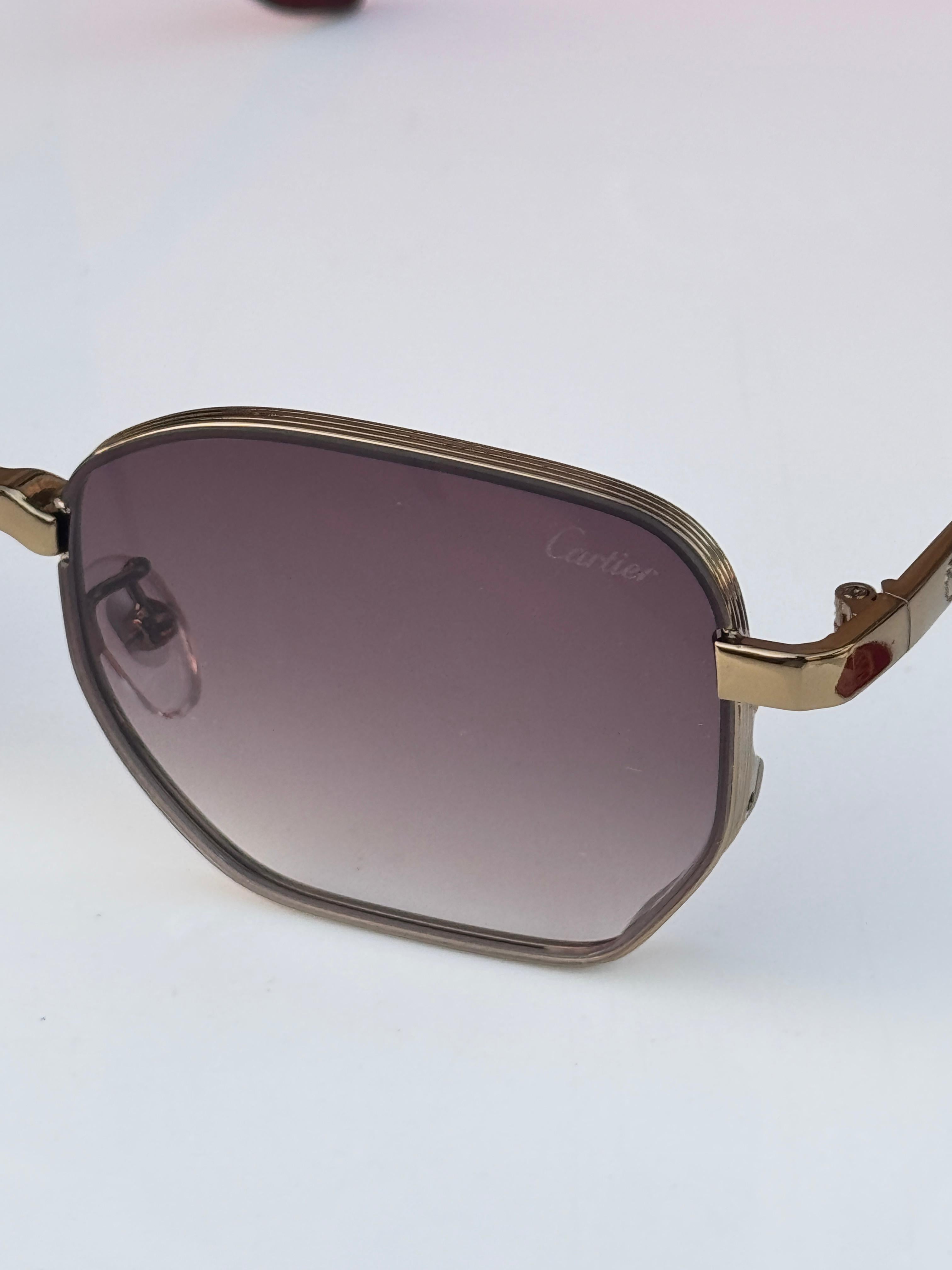 Ca__rtier 2684 copper brown  SUNGLASS