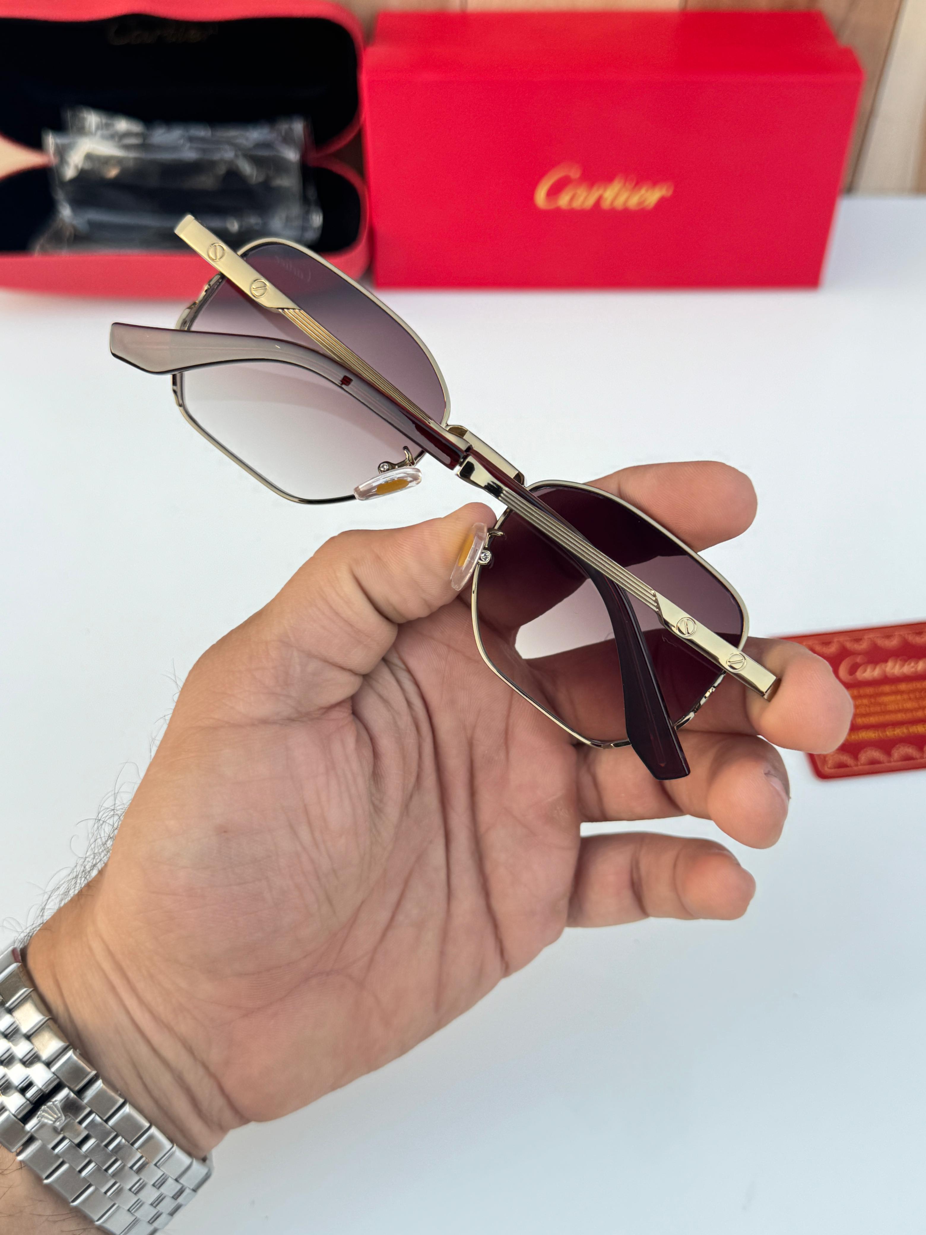 Ca__rtier 2684 copper brown  SUNGLASS