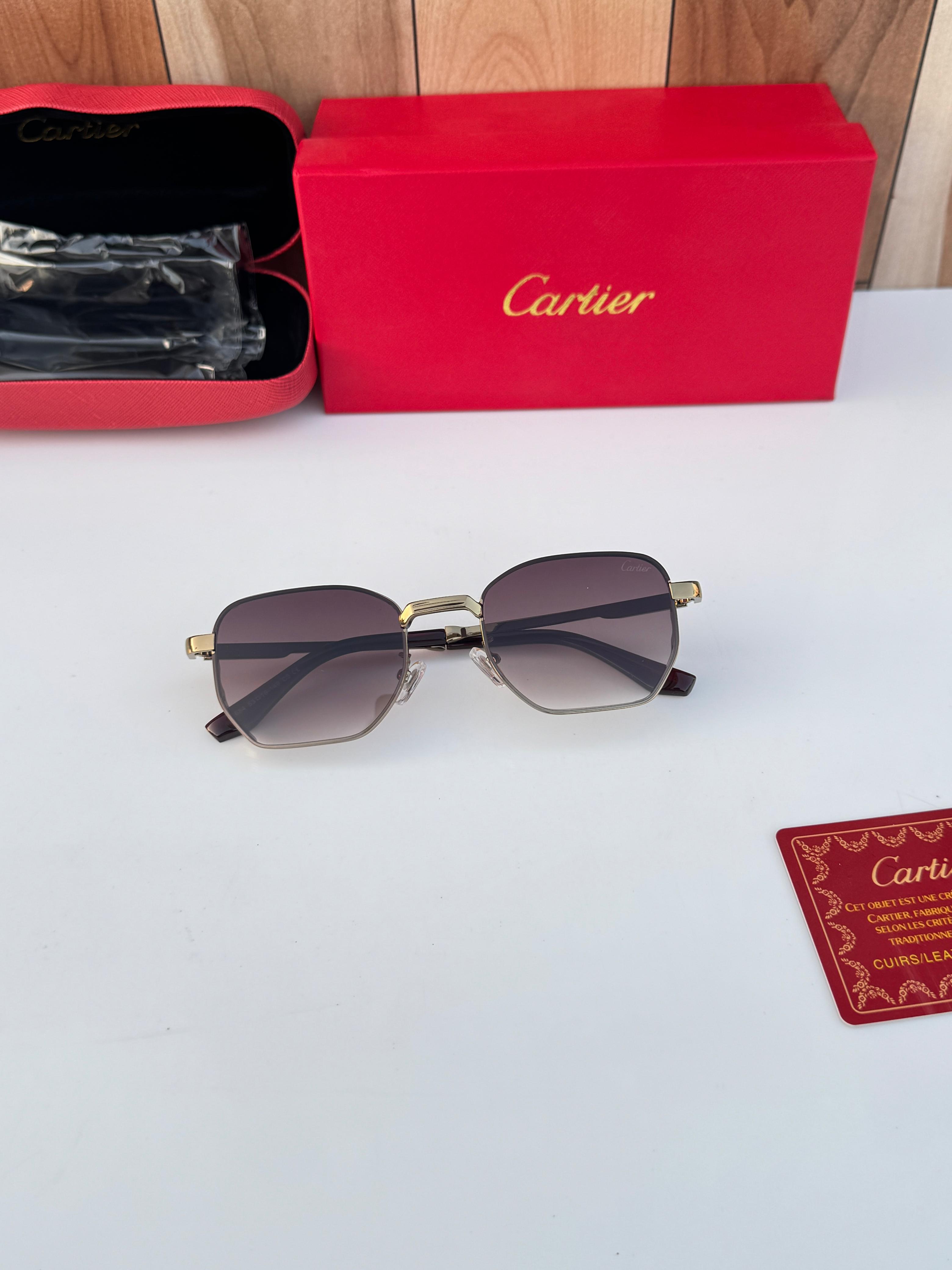 Ca__rtier 2684 copper brown  SUNGLASS