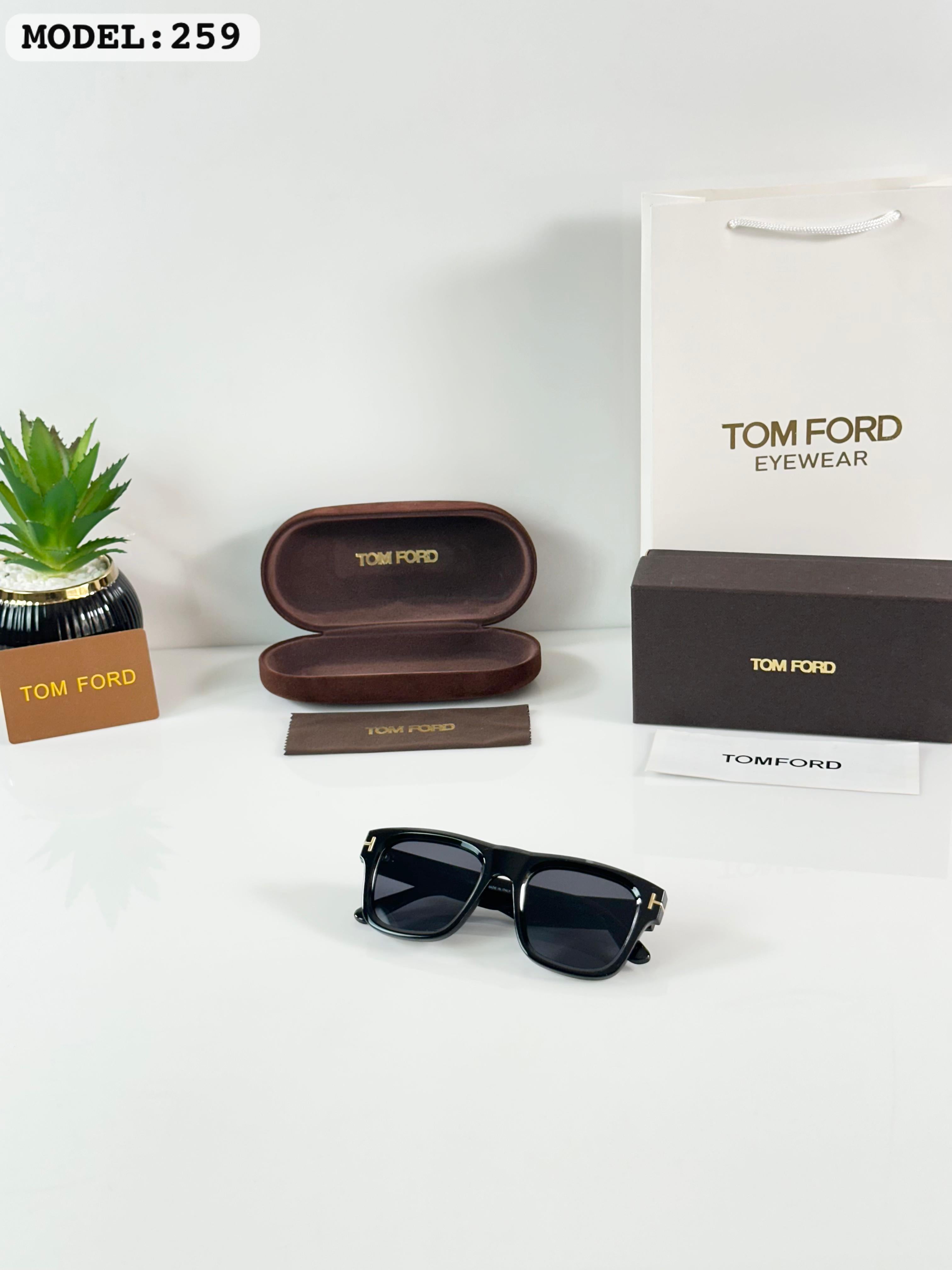 TOMFD 259 BLACK SUNGLASS