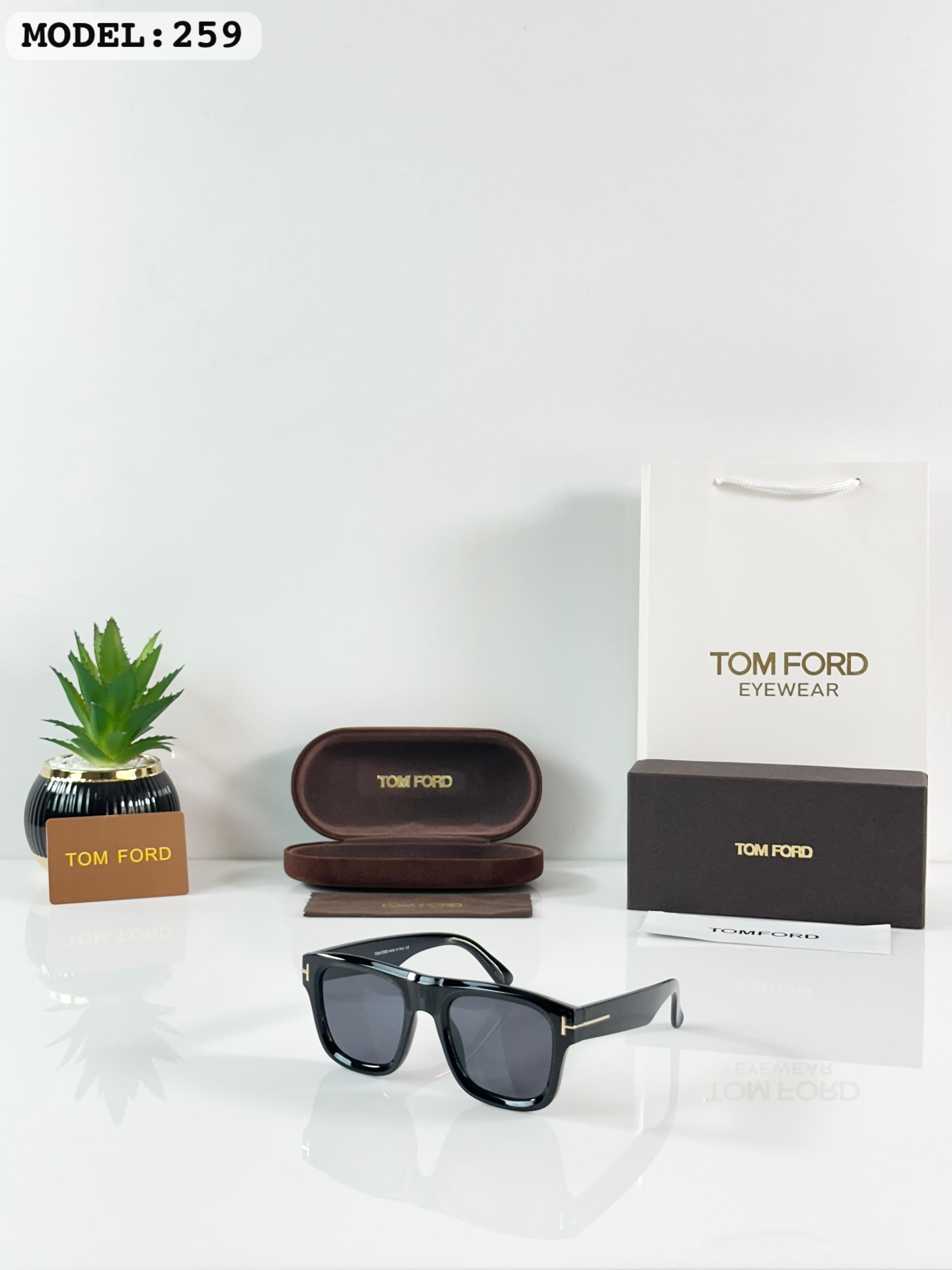 TOMFD 259 BLACK SUNGLASS