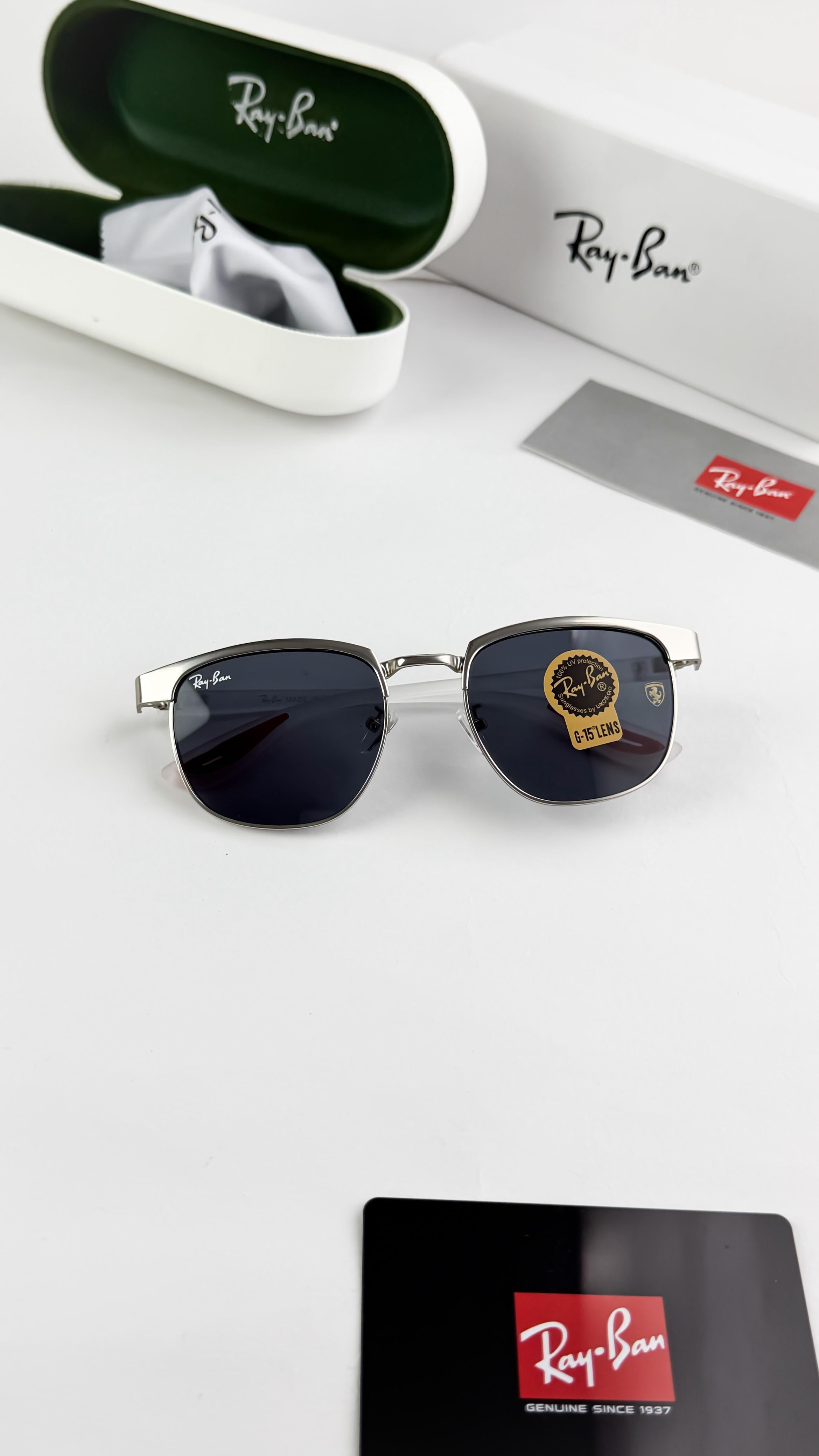 RAY 03 ICE BLACK SUNGLASS
