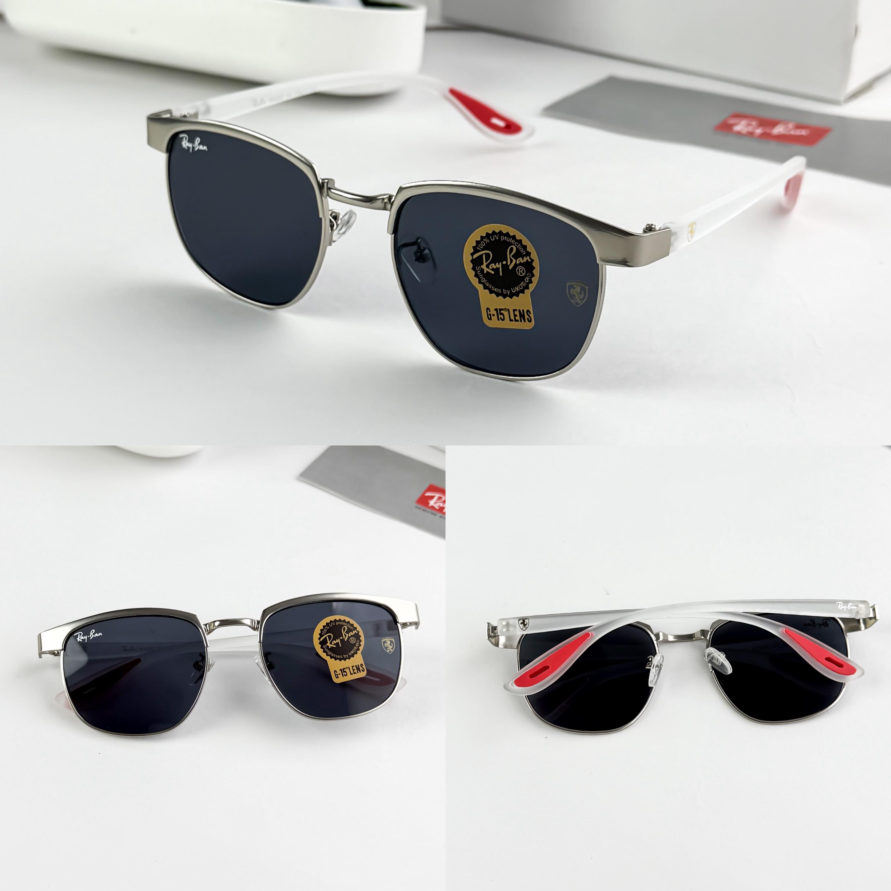 RAY 03 ICE BLACK SUNGLASS