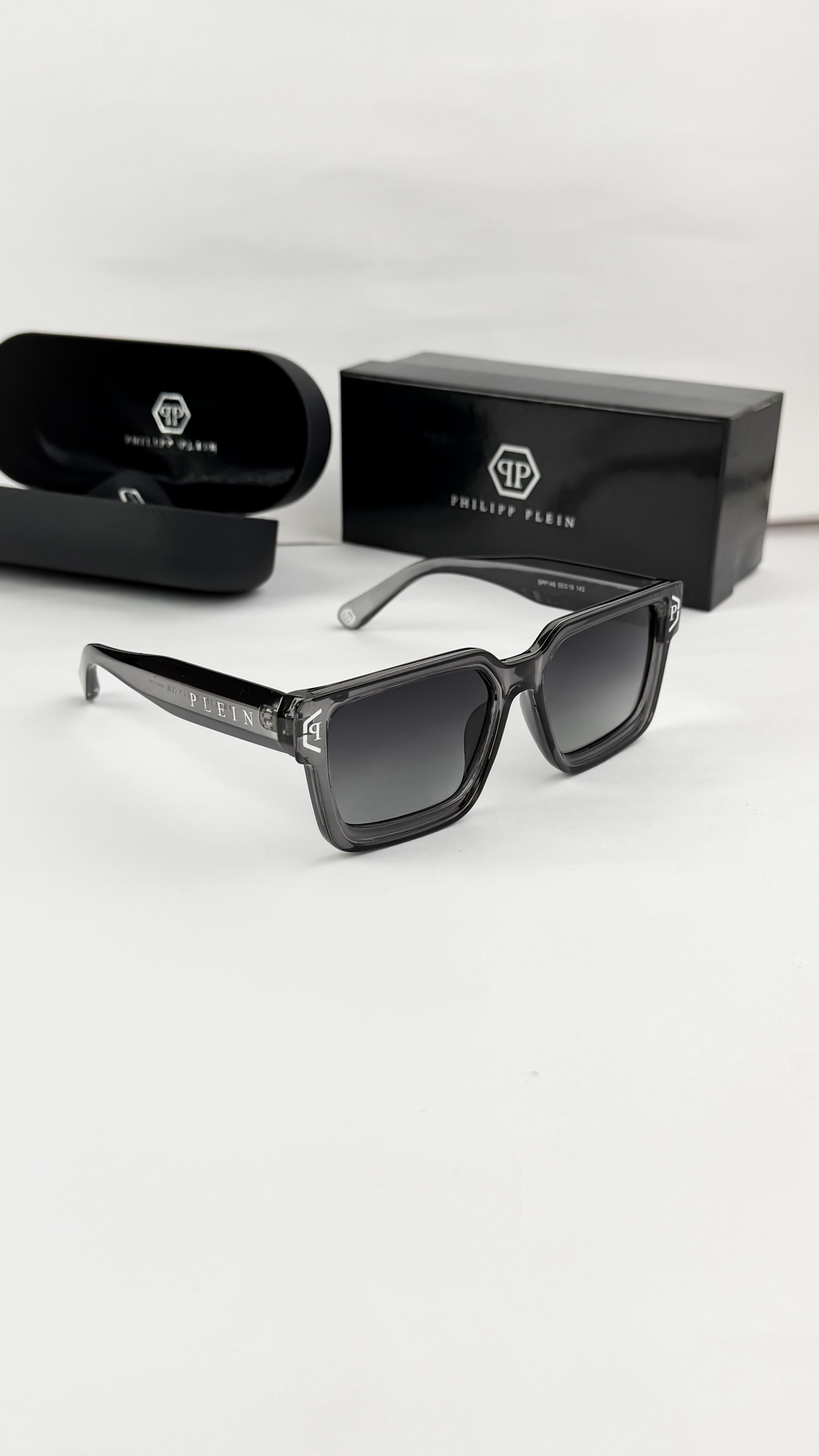 PHI__LIPP PLEIN GREY 146  SUNGLASS