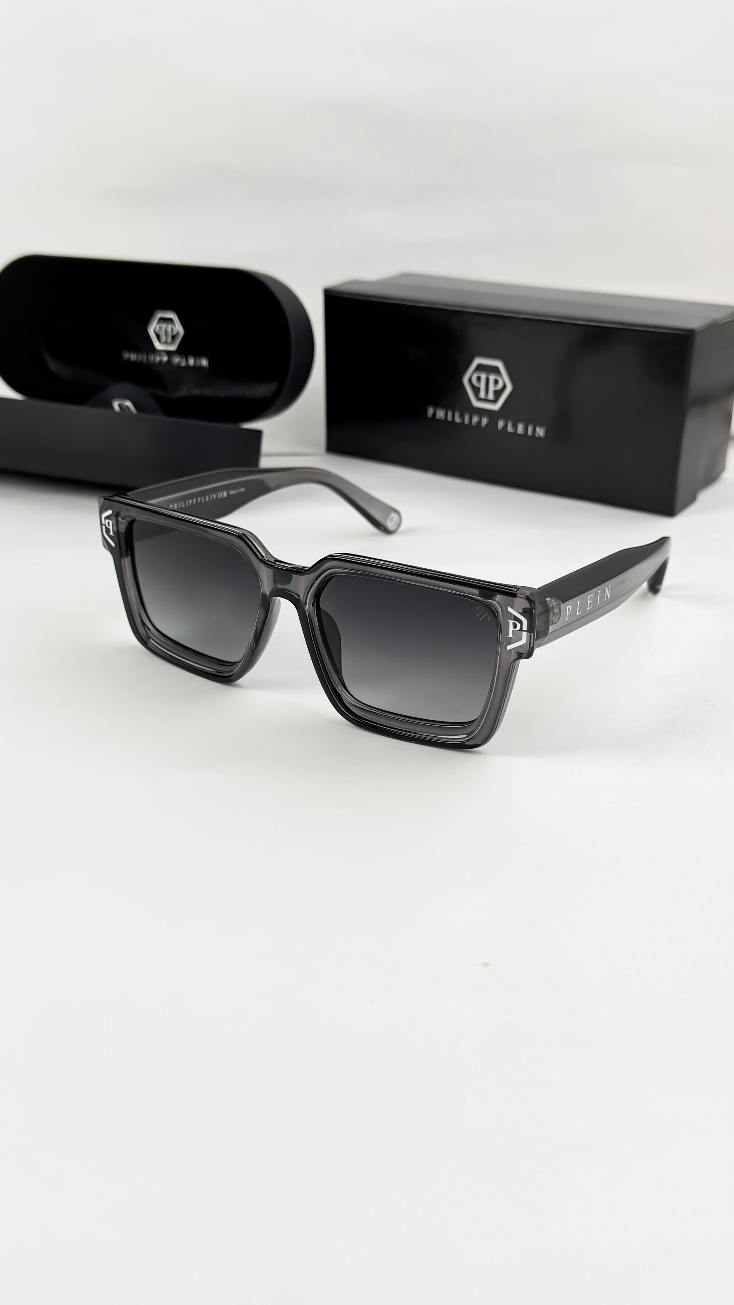 PHI__LIPP PLEIN GREY 146  SUNGLASS