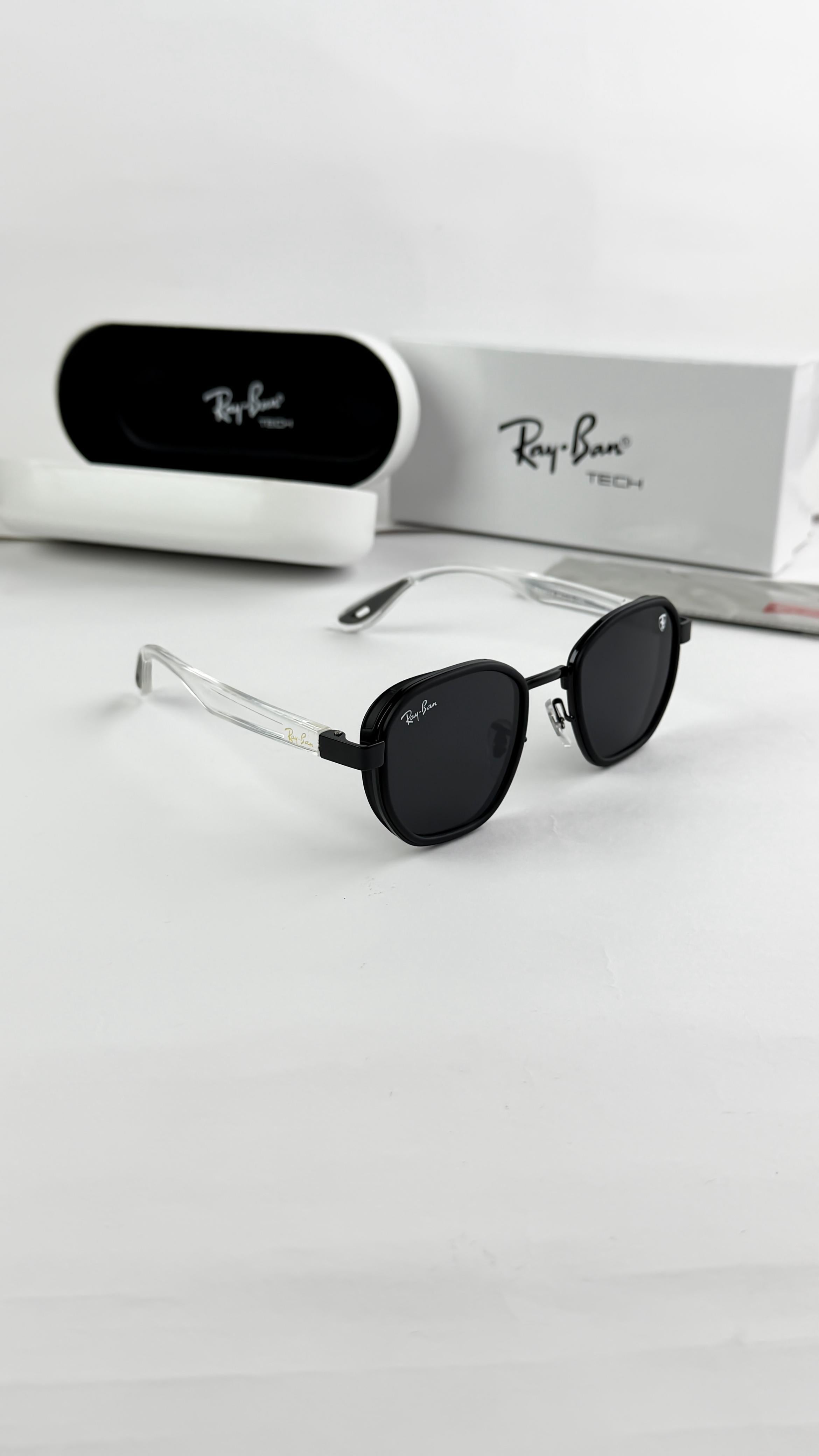 RAYB__AN ICE BLACK 3674  SUNGLASS