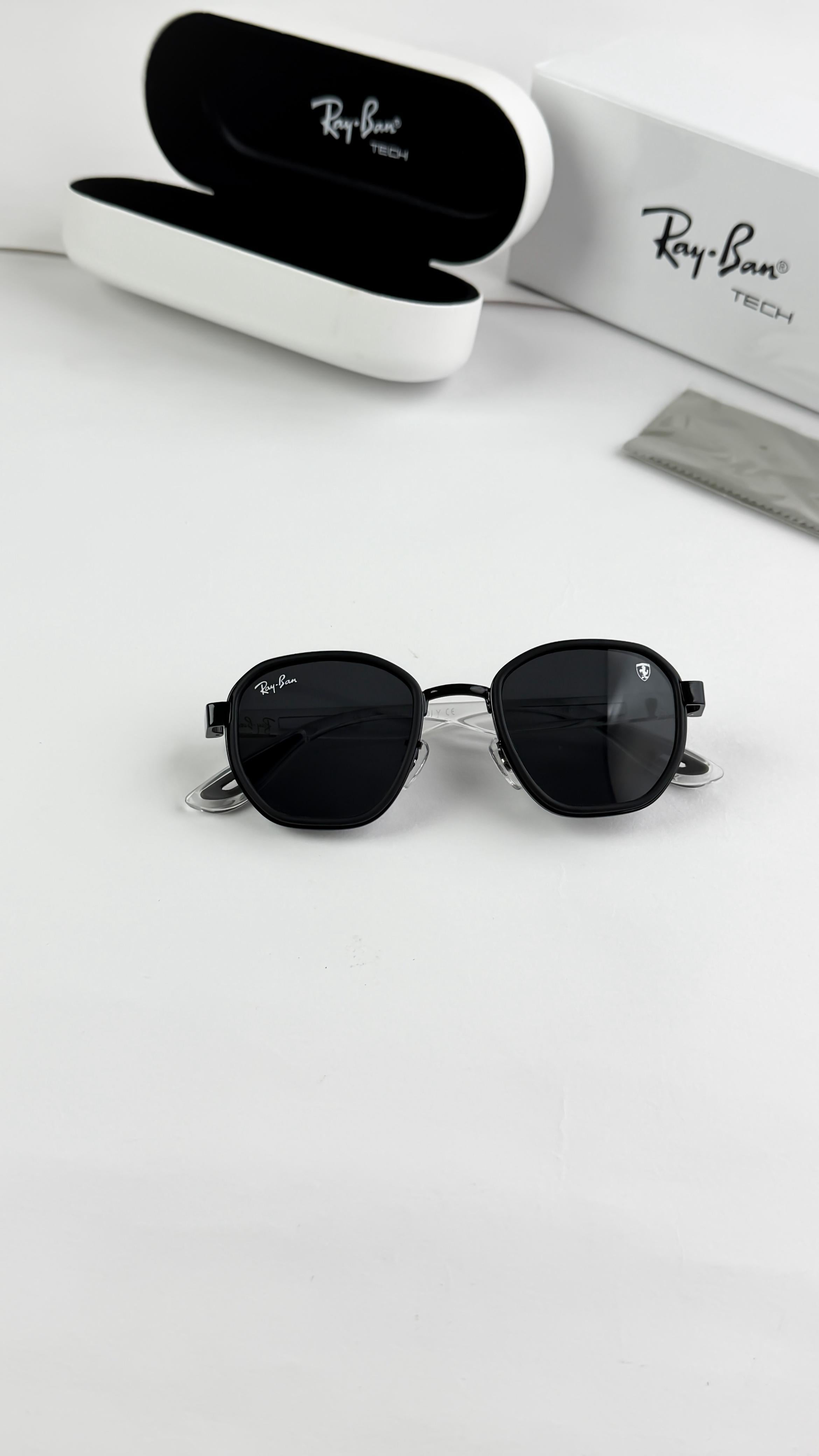 RAYB__AN ICE BLACK 3674  SUNGLASS
