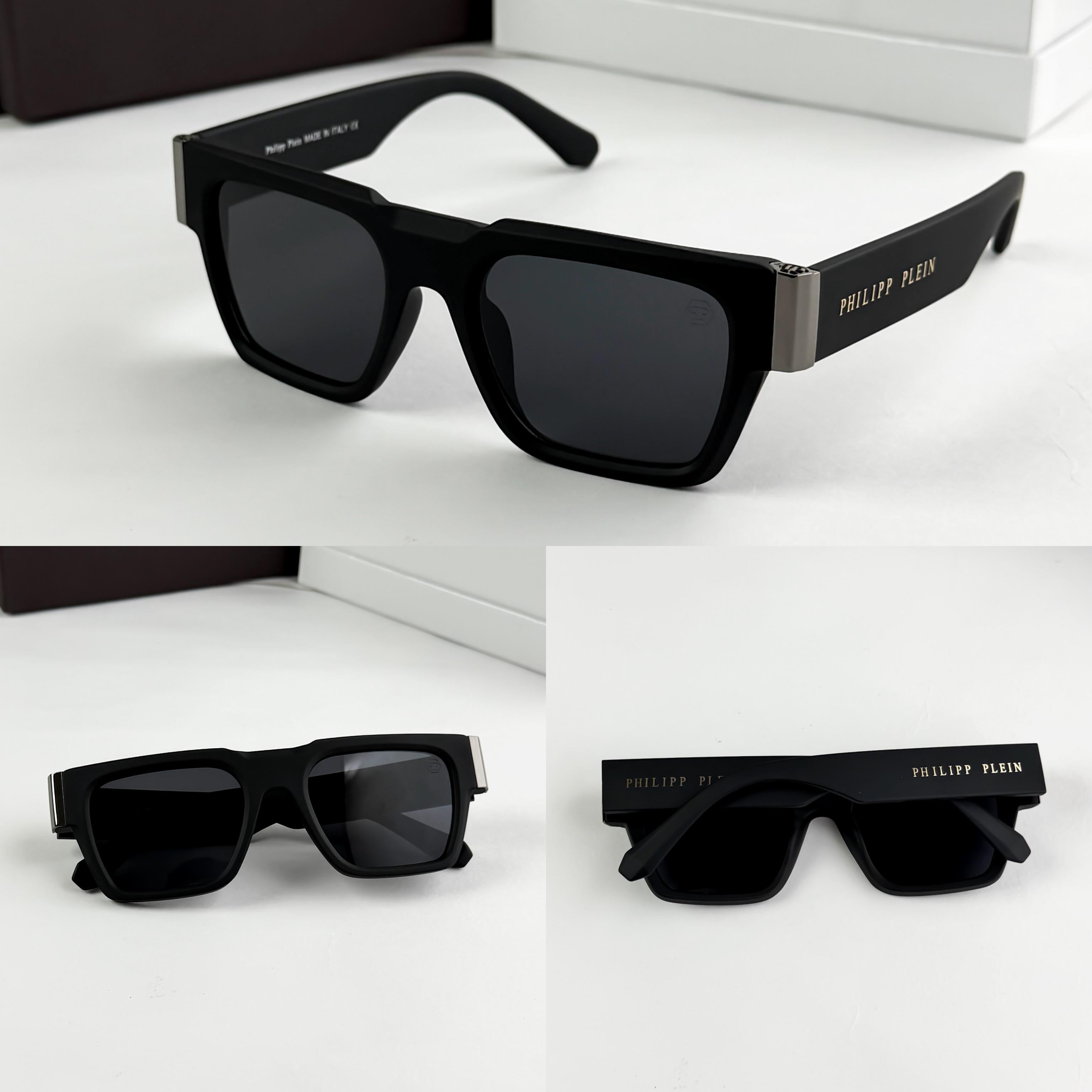 PHI__LIPP PLEIN CHARCOAL BLACK 20558  SUNGLASS