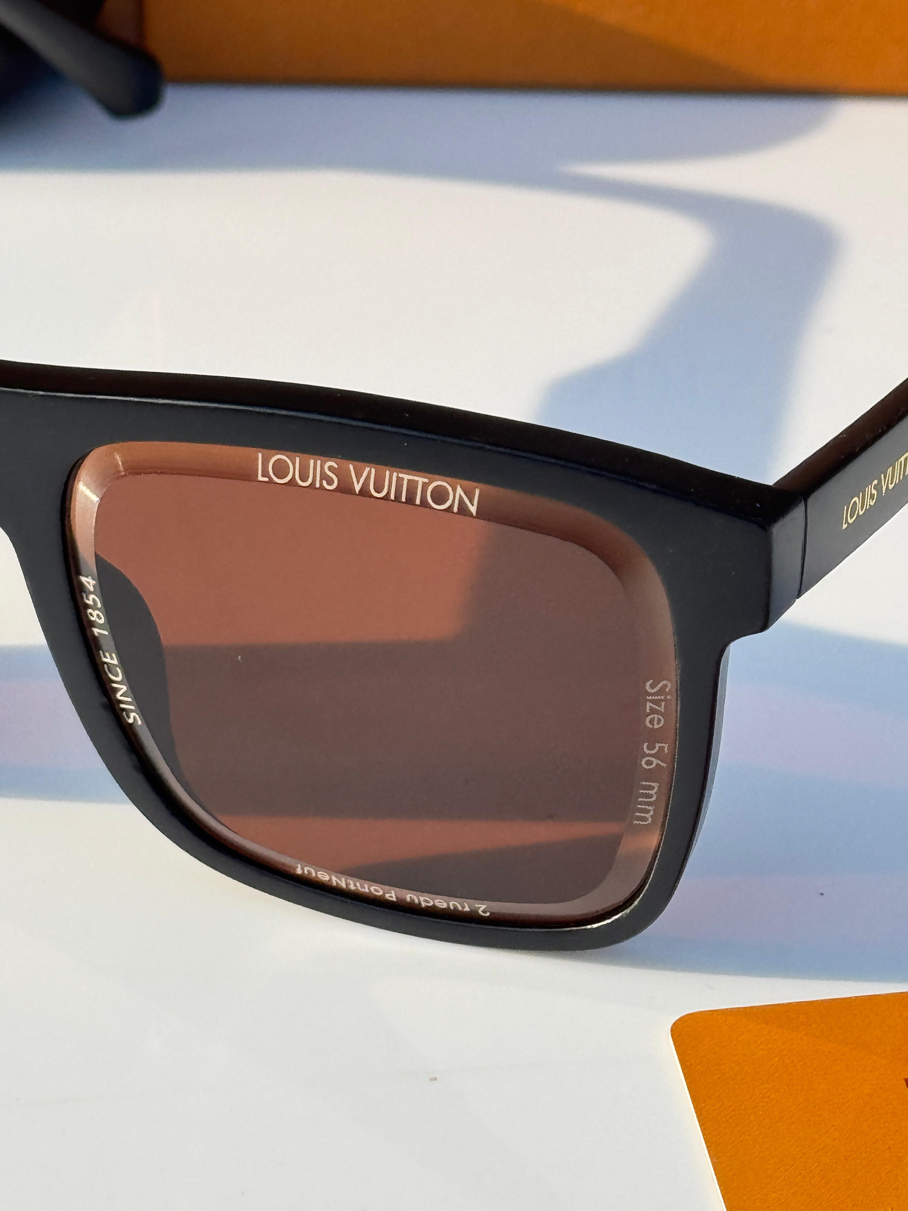 Lou__is vuitton 6001 black brown  SUNGLASS