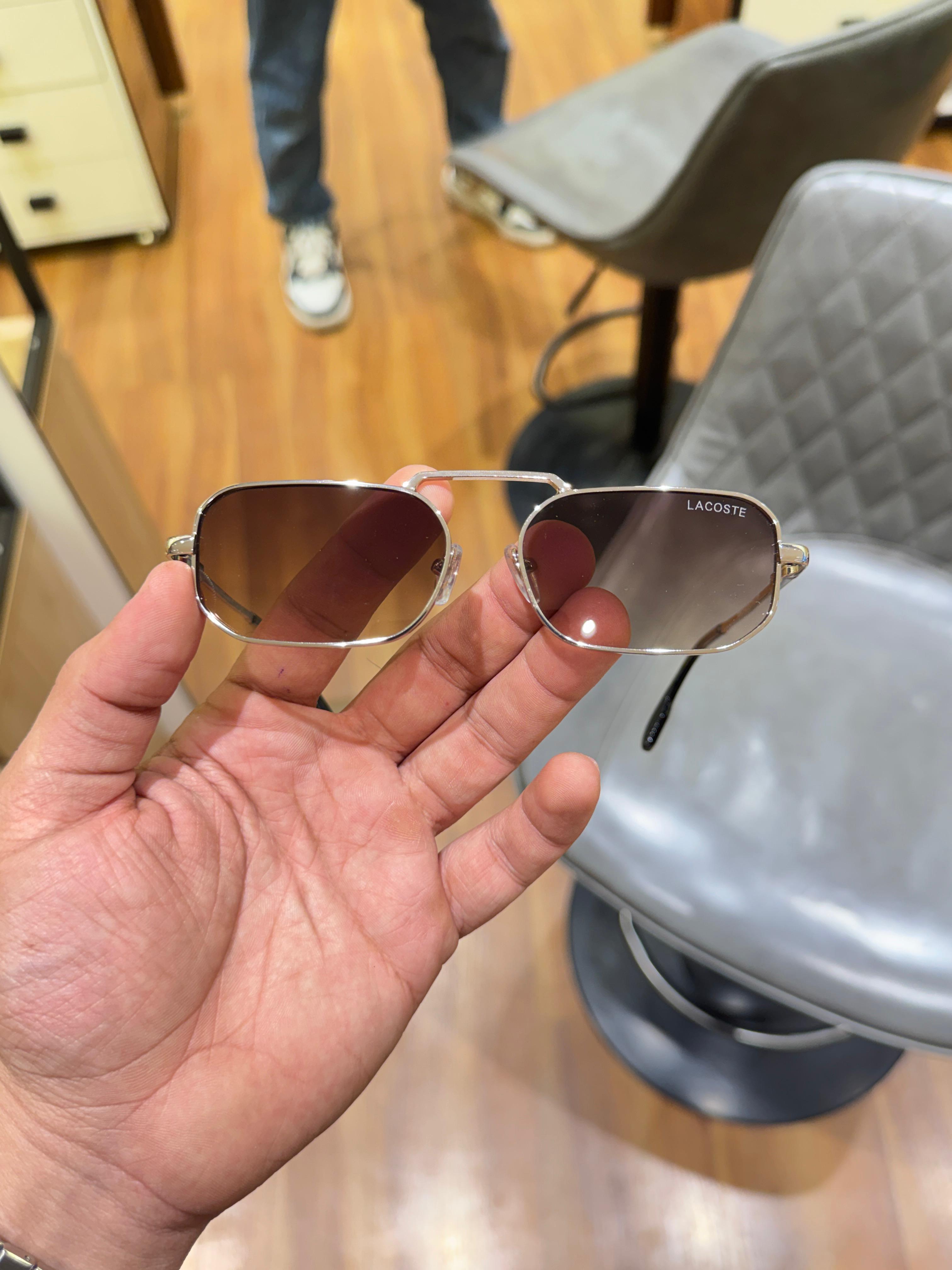 Lac__oste 2548 silver brown   SUNGLASS