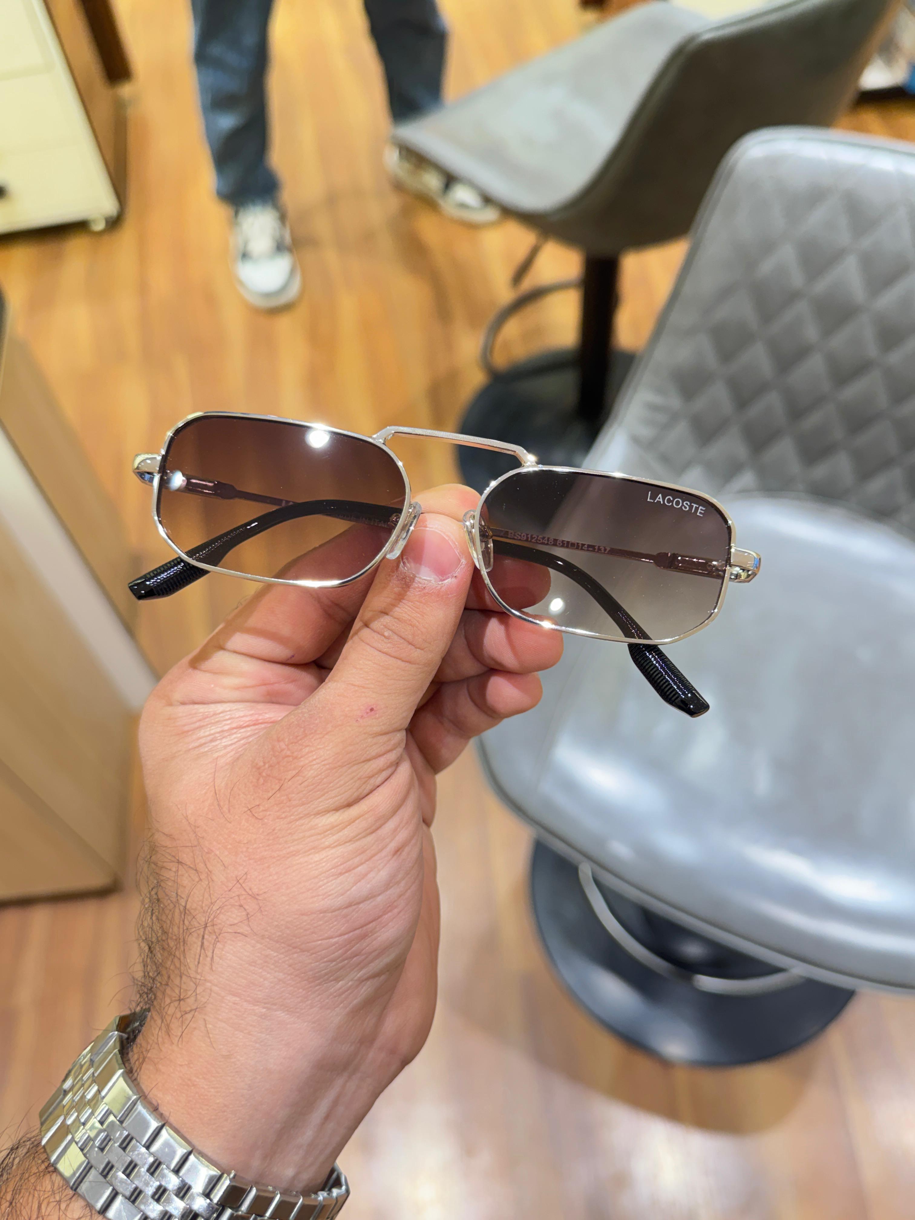 Lac__oste 2548 silver brown   SUNGLASS