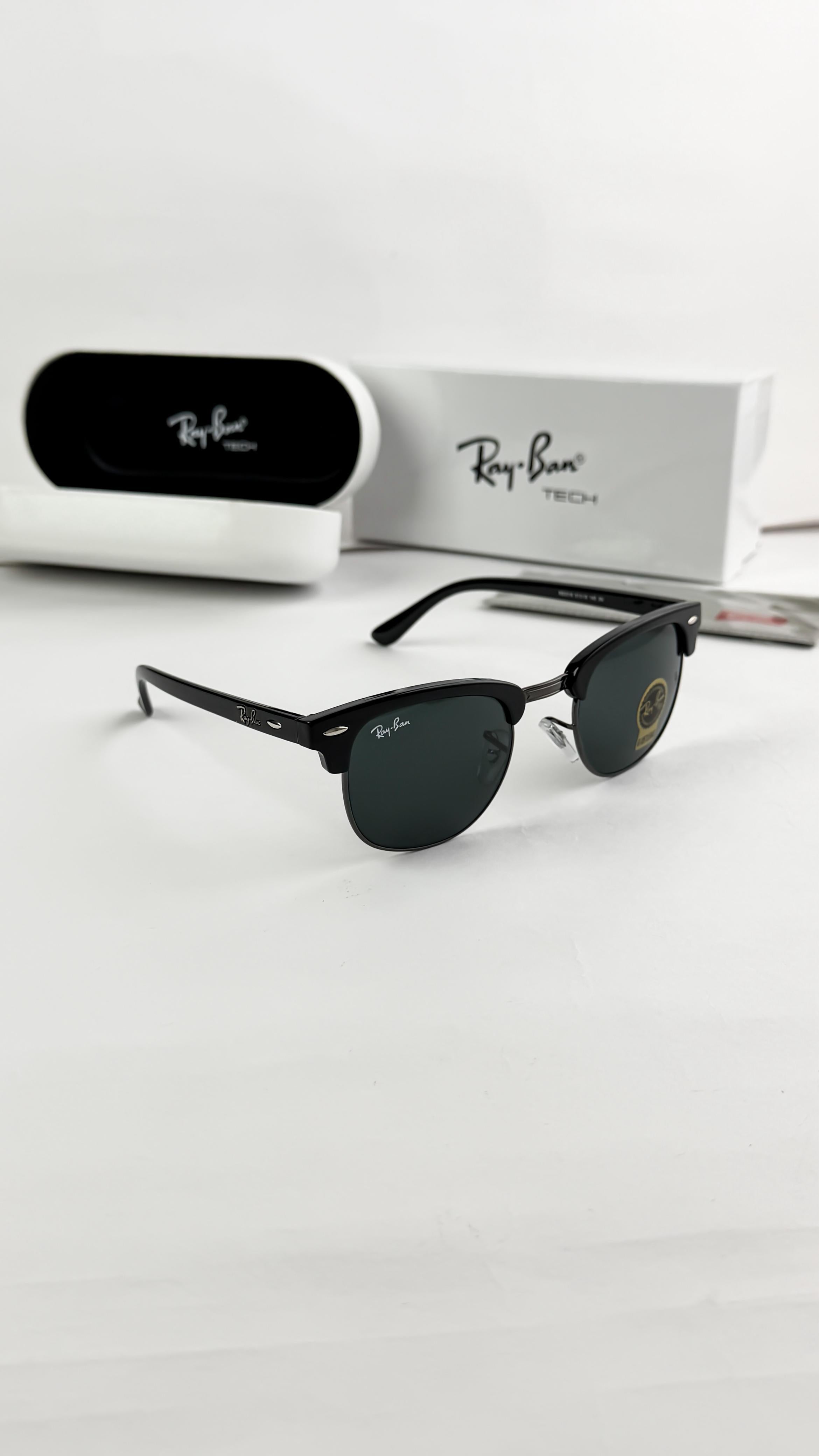 RAY__BAN BLACK CLUB MASTER   SUNGLASS