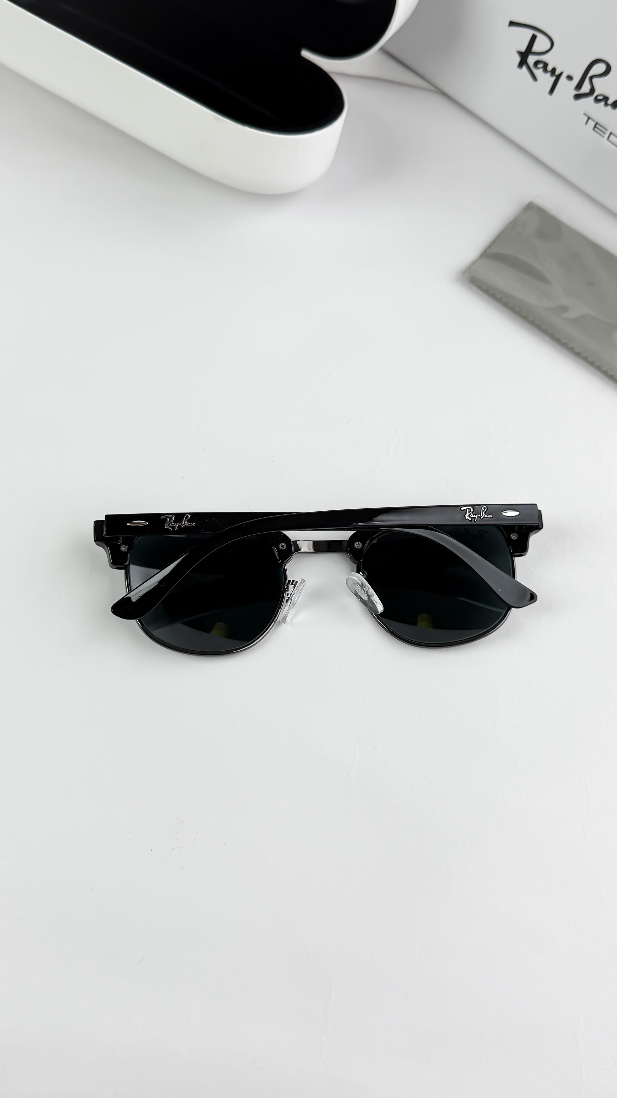RAY__BAN BLACK CLUB MASTER   SUNGLASS