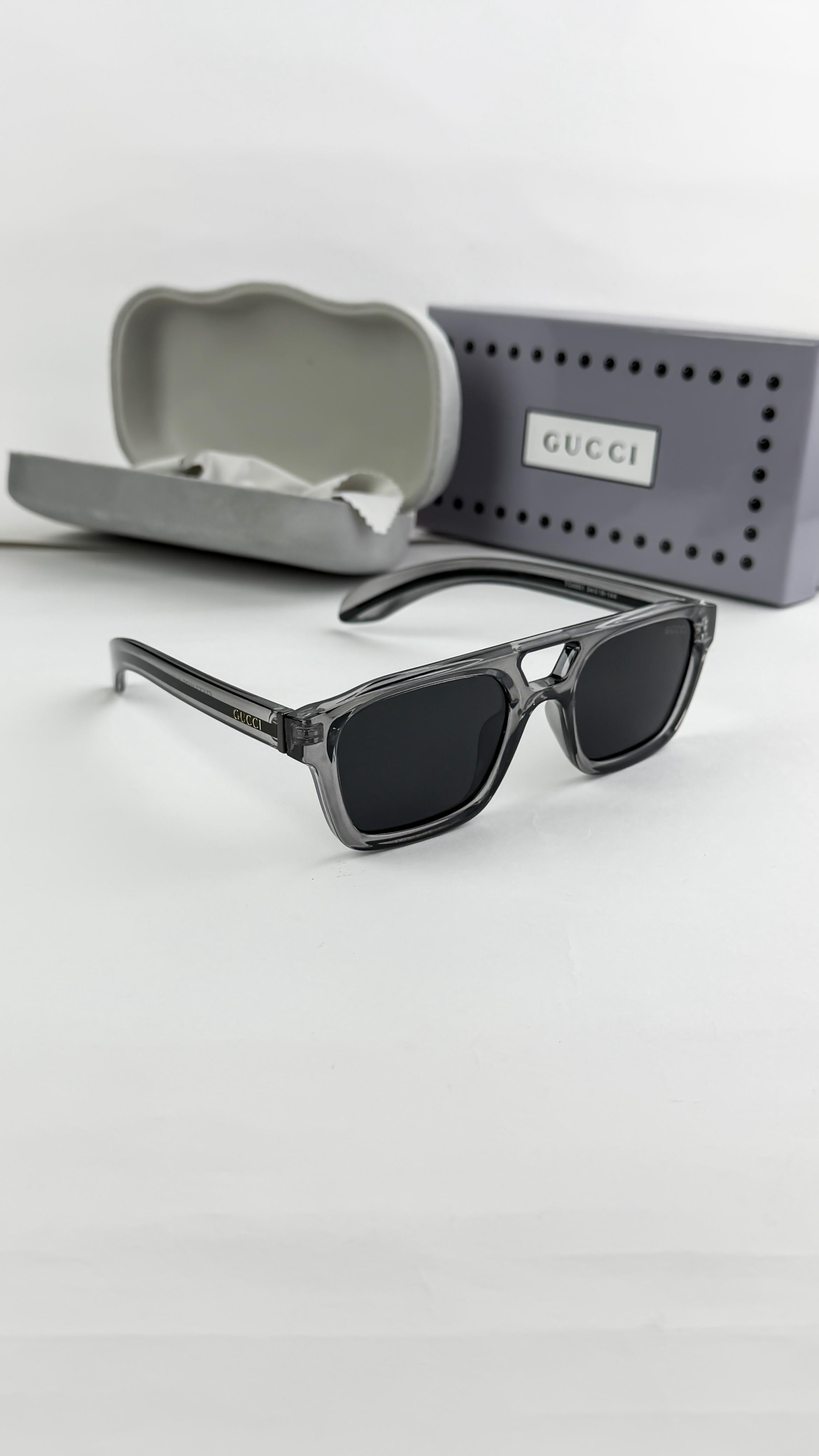 GU__CCI GREY BLACK SUNGLASS