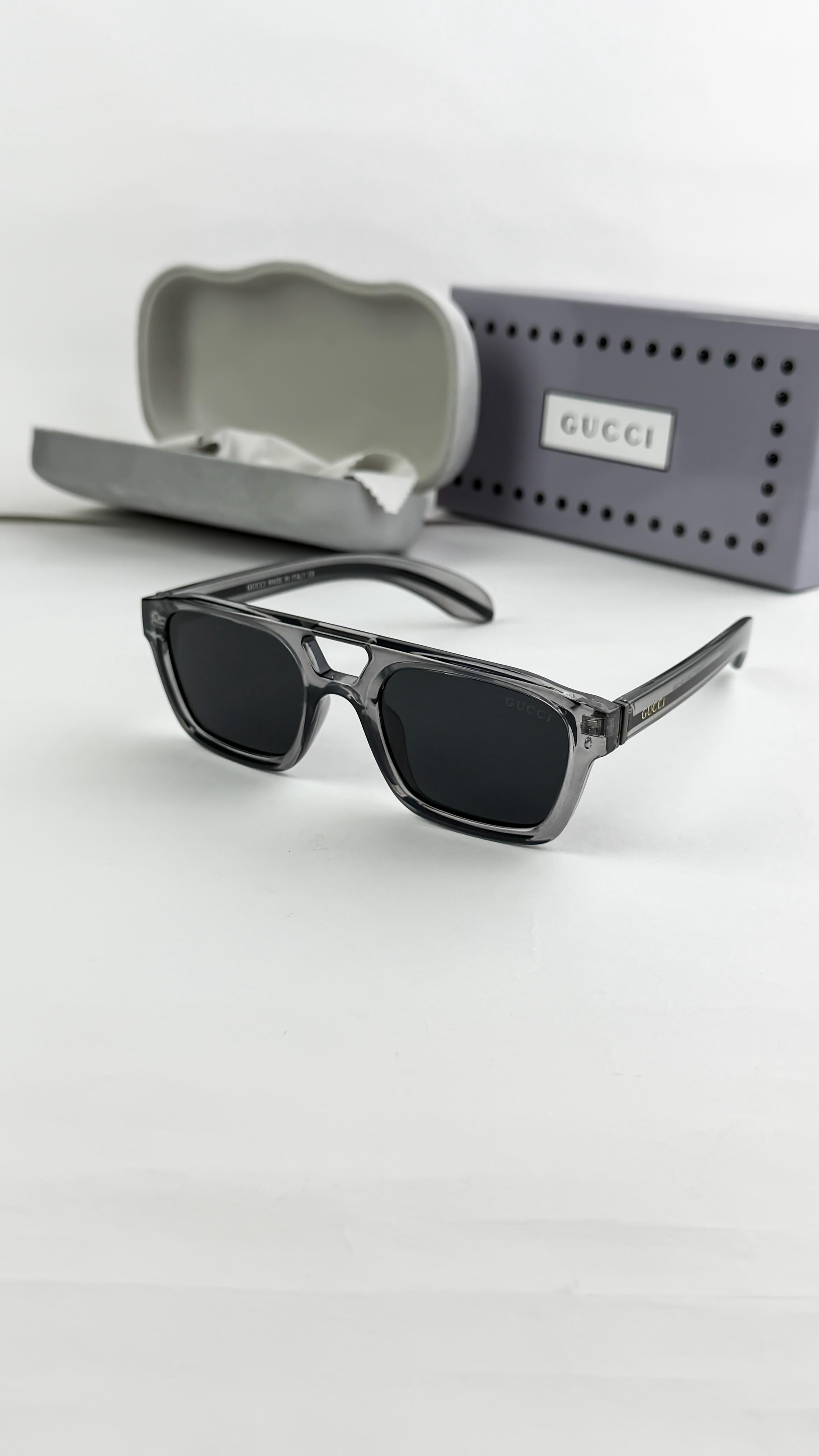 GU__CCI GREY BLACK SUNGLASS