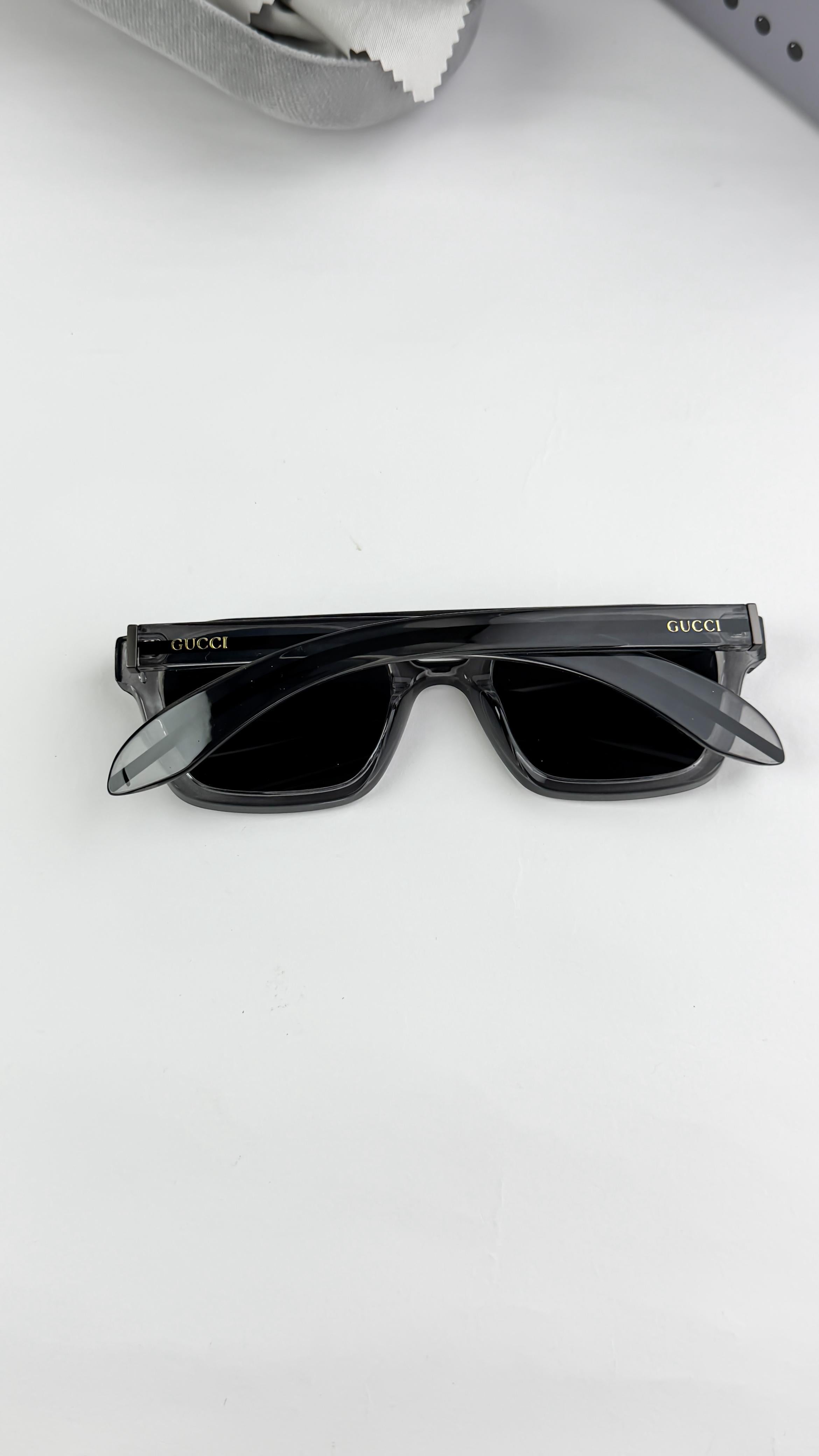 GU__CCI GREY BLACK SUNGLASS