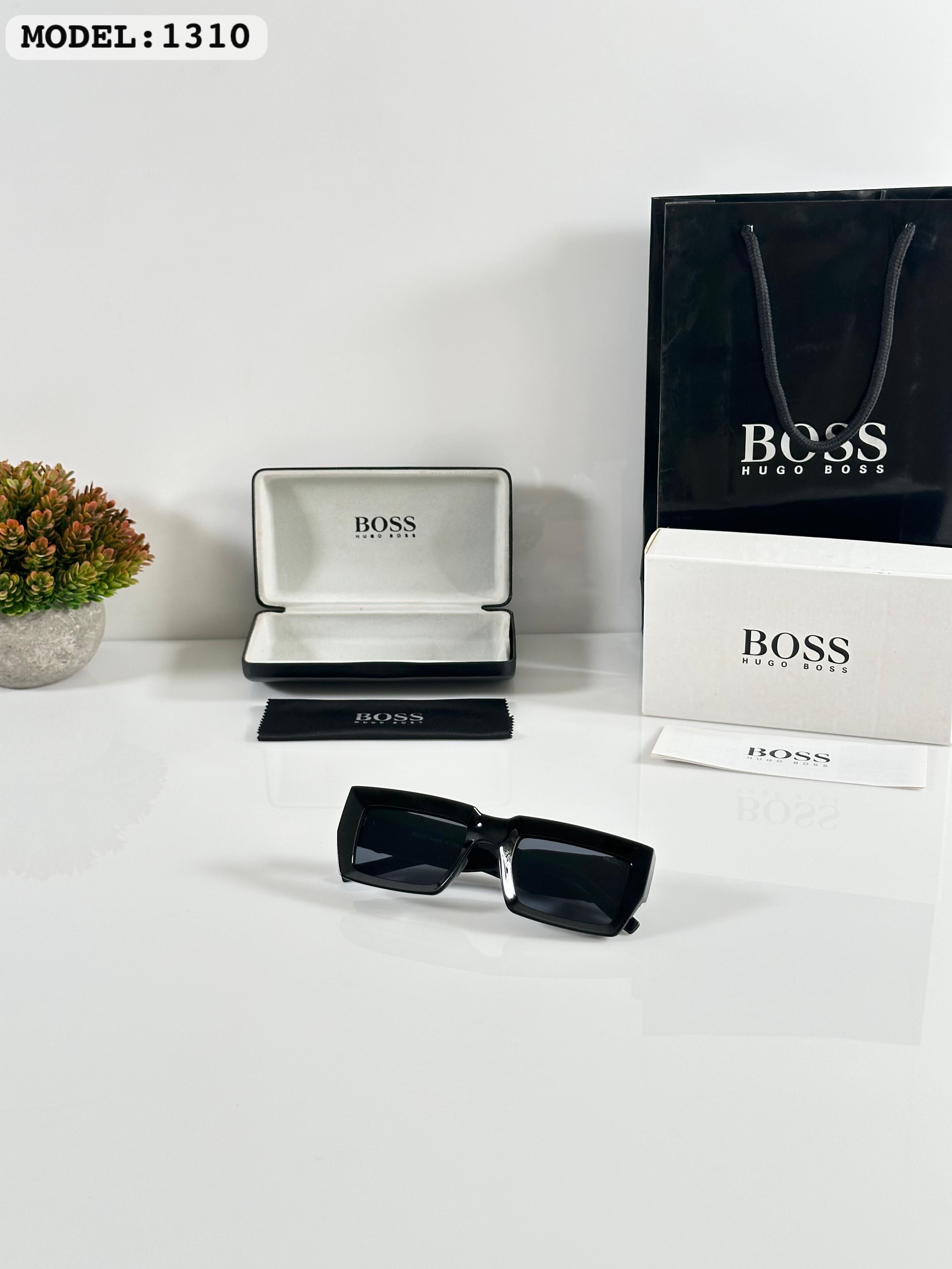 HU__GO BO_SS 1310 SHINE BLACK   SUNGLASS