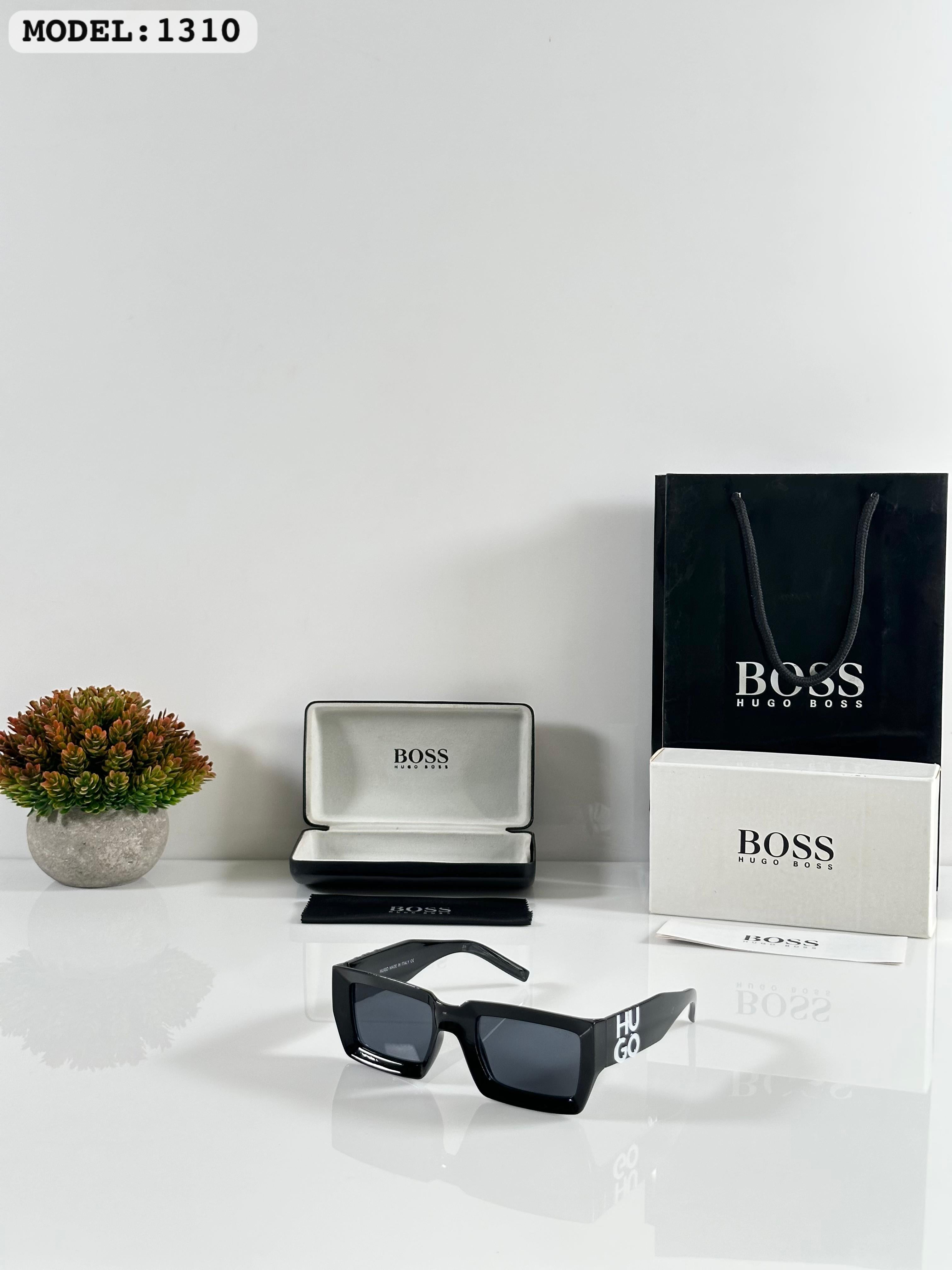 HU__GO BO_SS 1310 SHINE BLACK   SUNGLASS