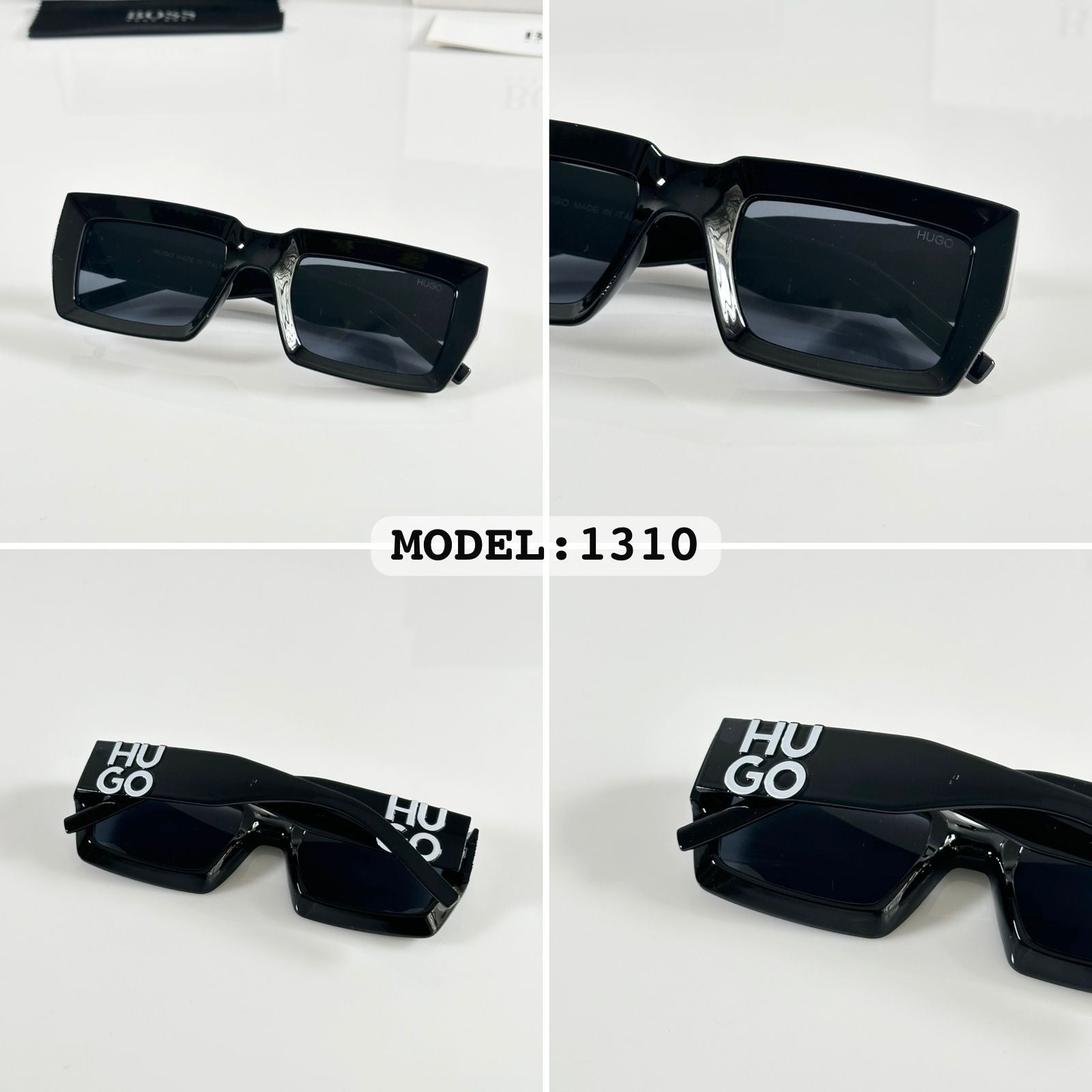 HU__GO BO_SS 1310 SHINE BLACK   SUNGLASS