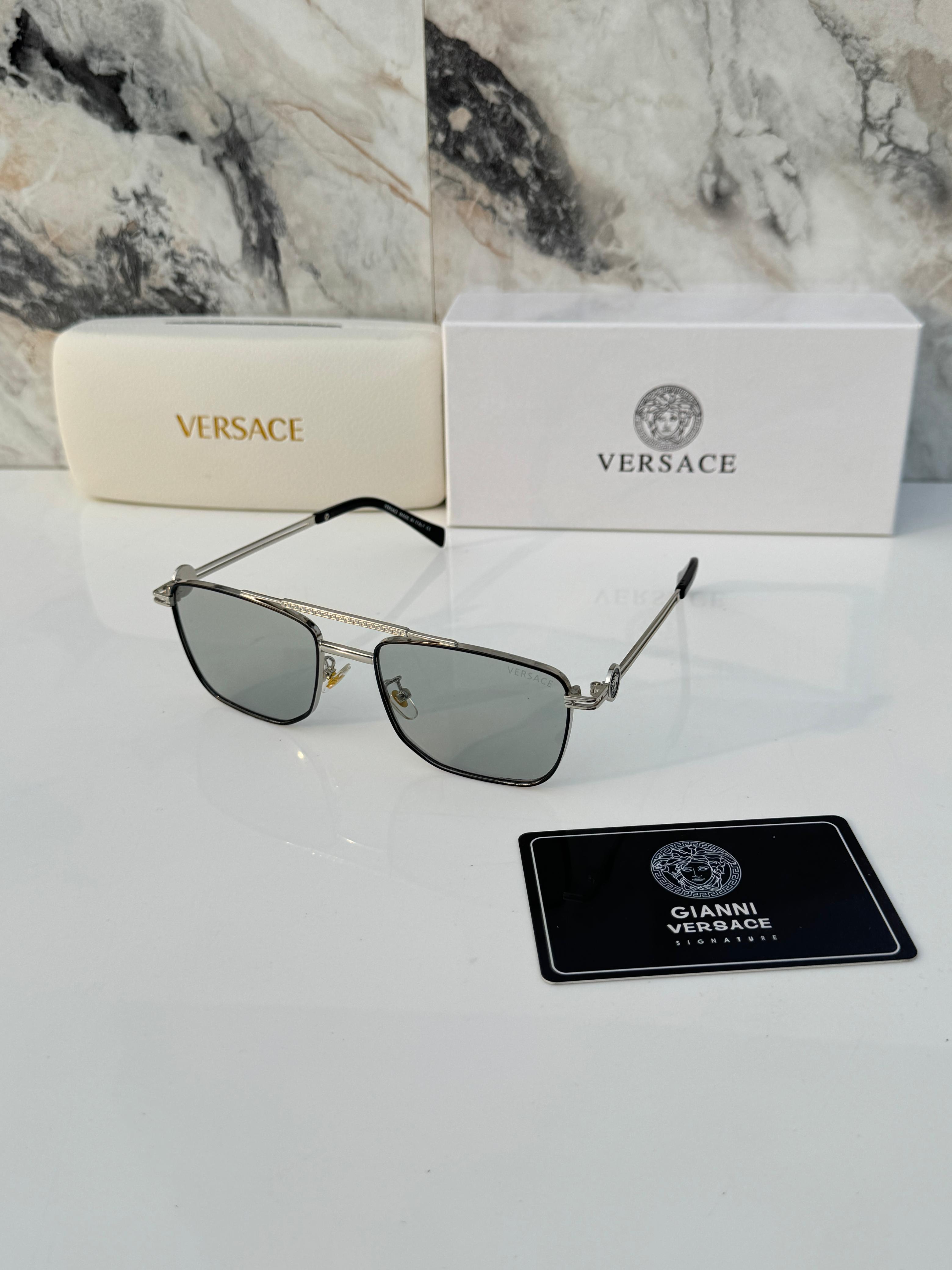 Vers__ace 069 silver black  SUNGLASS