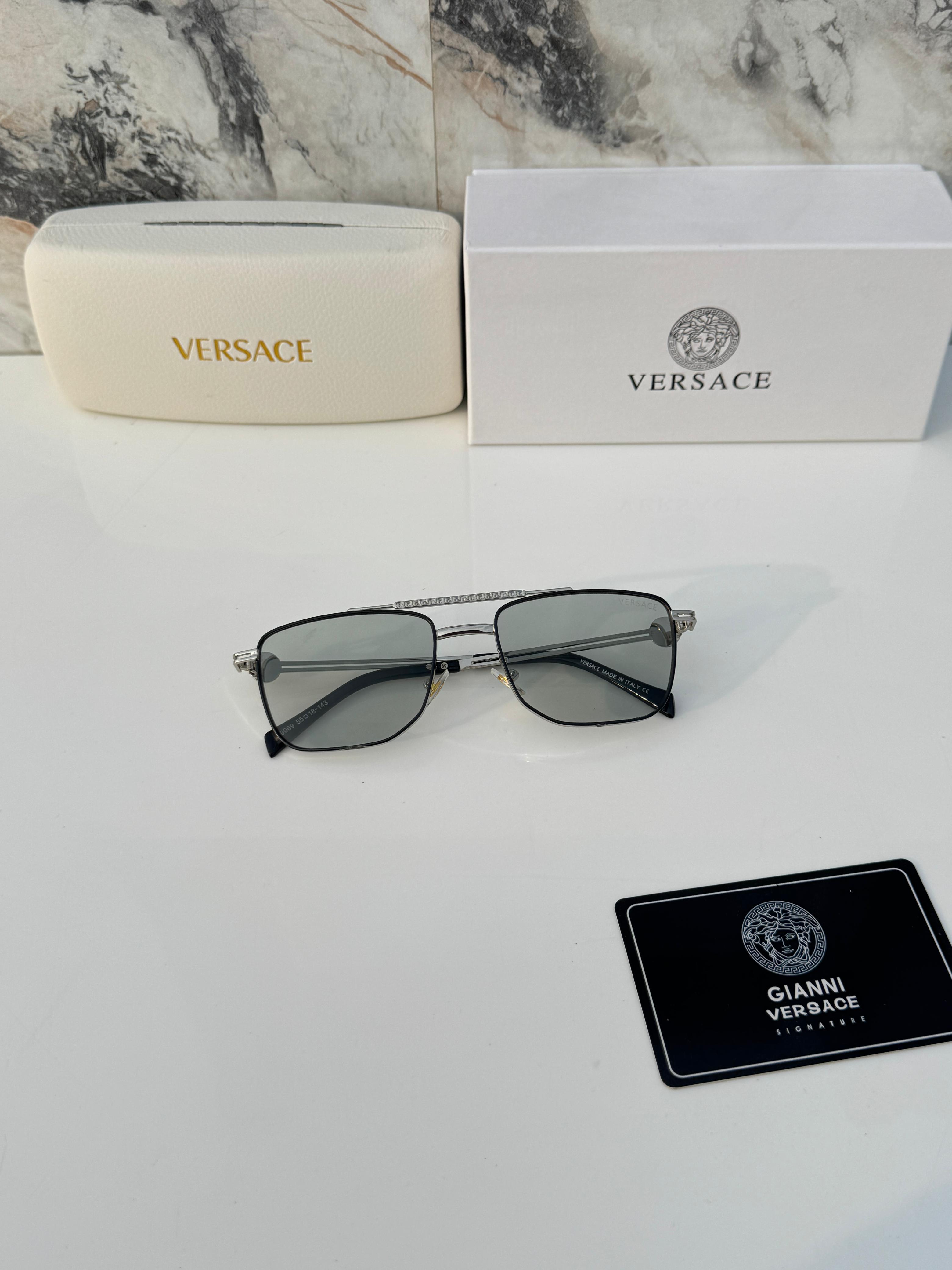 Vers__ace 069 silver black  SUNGLASS