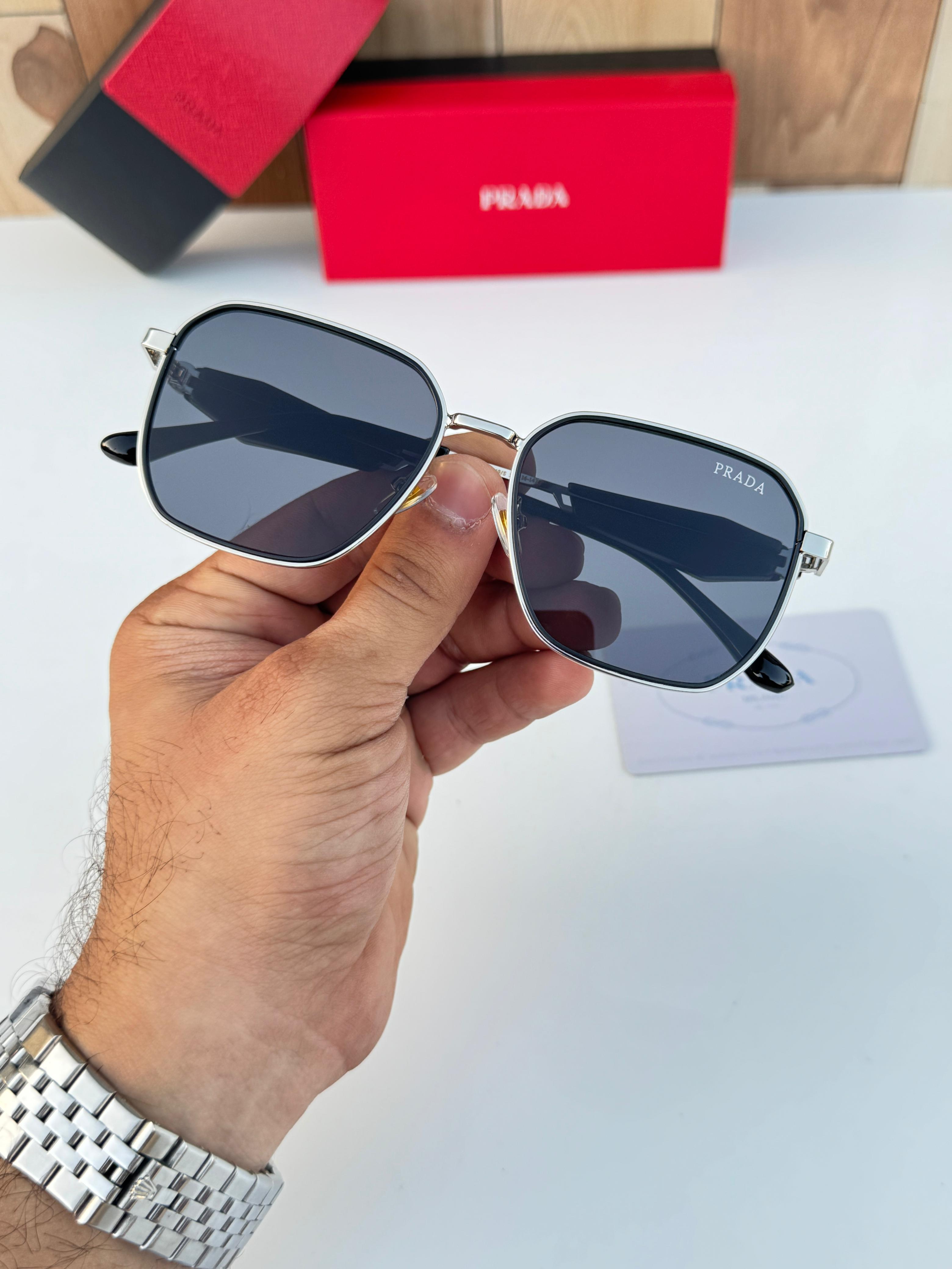 Prad_a 119 silver black  SUNGLASS