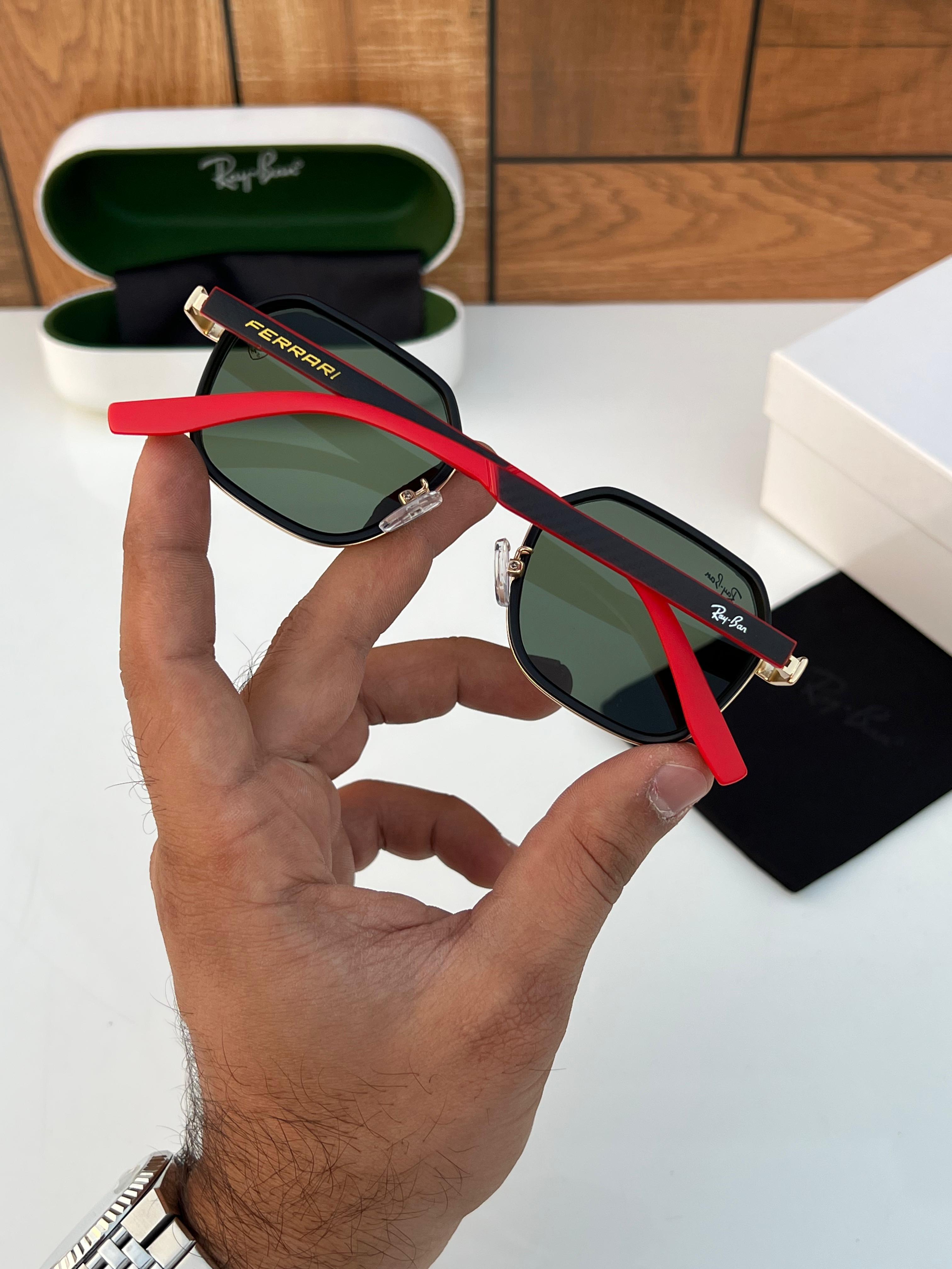Ray_ban 8810 gold green SUNGLASS